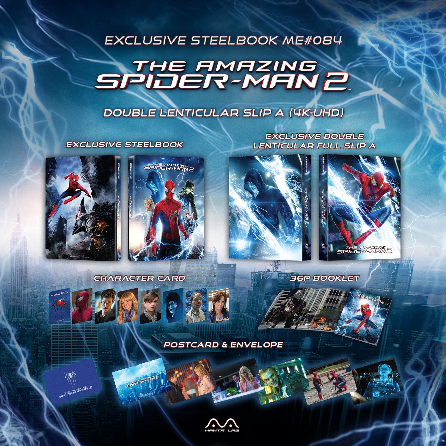 [ME#84] The Amazing Spider-Man 2 Steelbook (Double Lenticular Full Slip-A)
