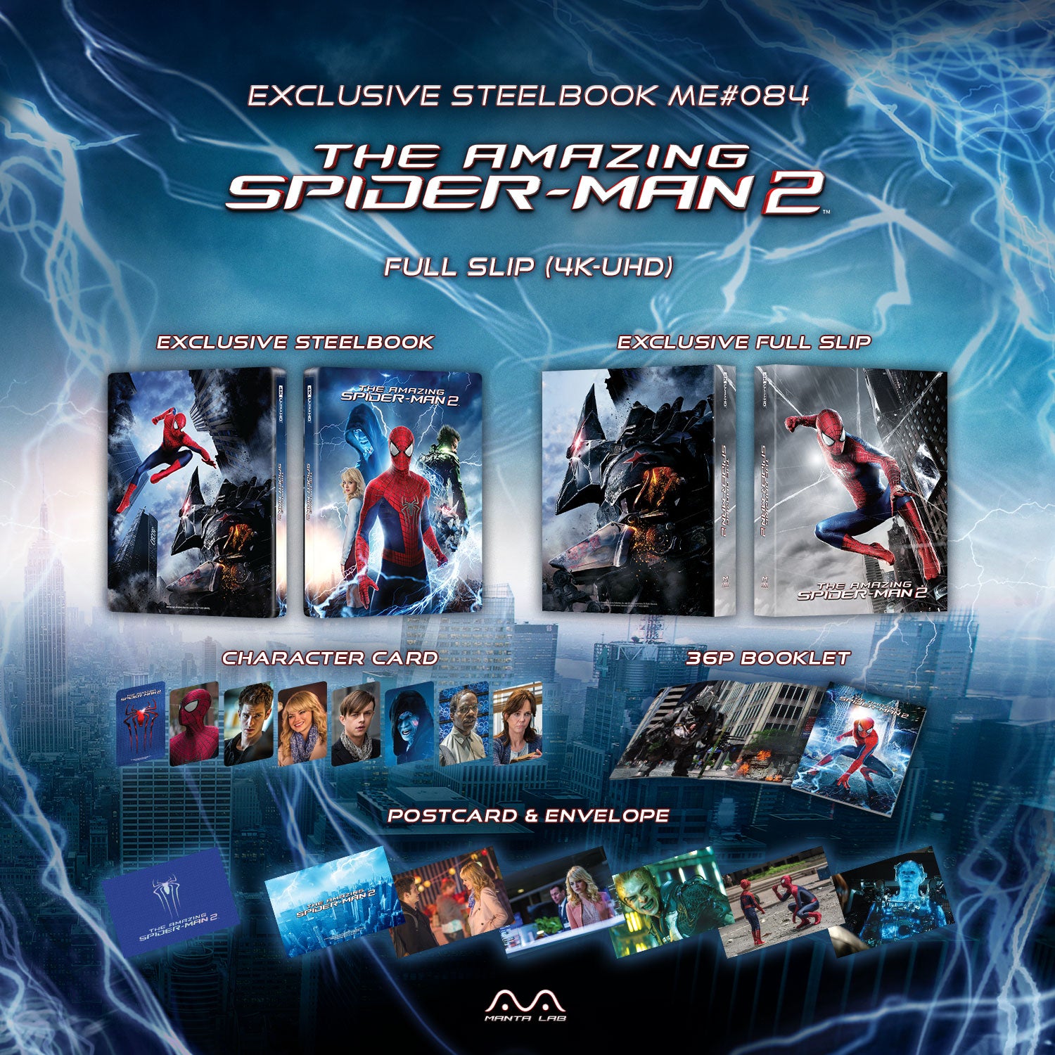 [ME#84] The Amazing Spider-Man 2 Steelbook (Full Slip)
