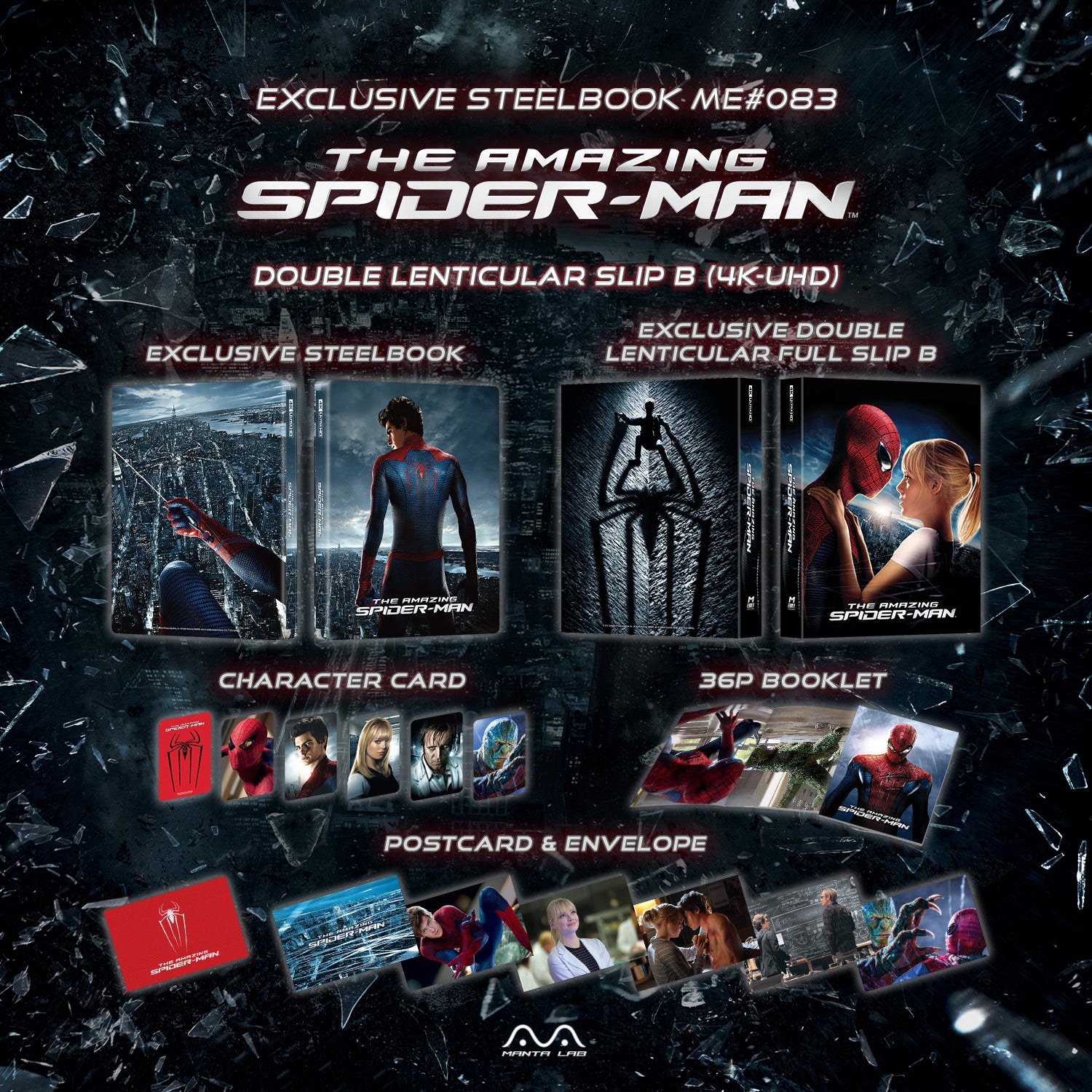 [ME#83] The Amazing Spider-Man Steelbook (Double Lenticular Full Slip-B)