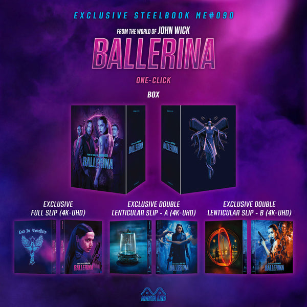 ME#90] From the World of John Wick: Ballerina Steelbook (One Click
