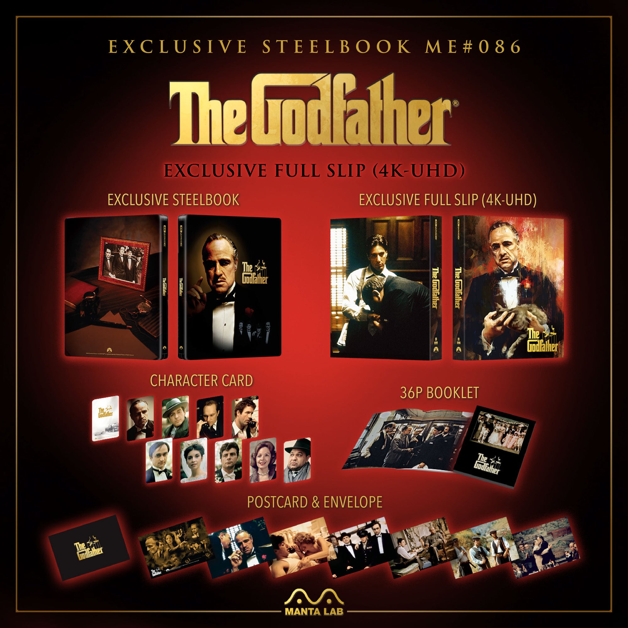 [ME#86] The Godfather Steelbook (Full Slip)