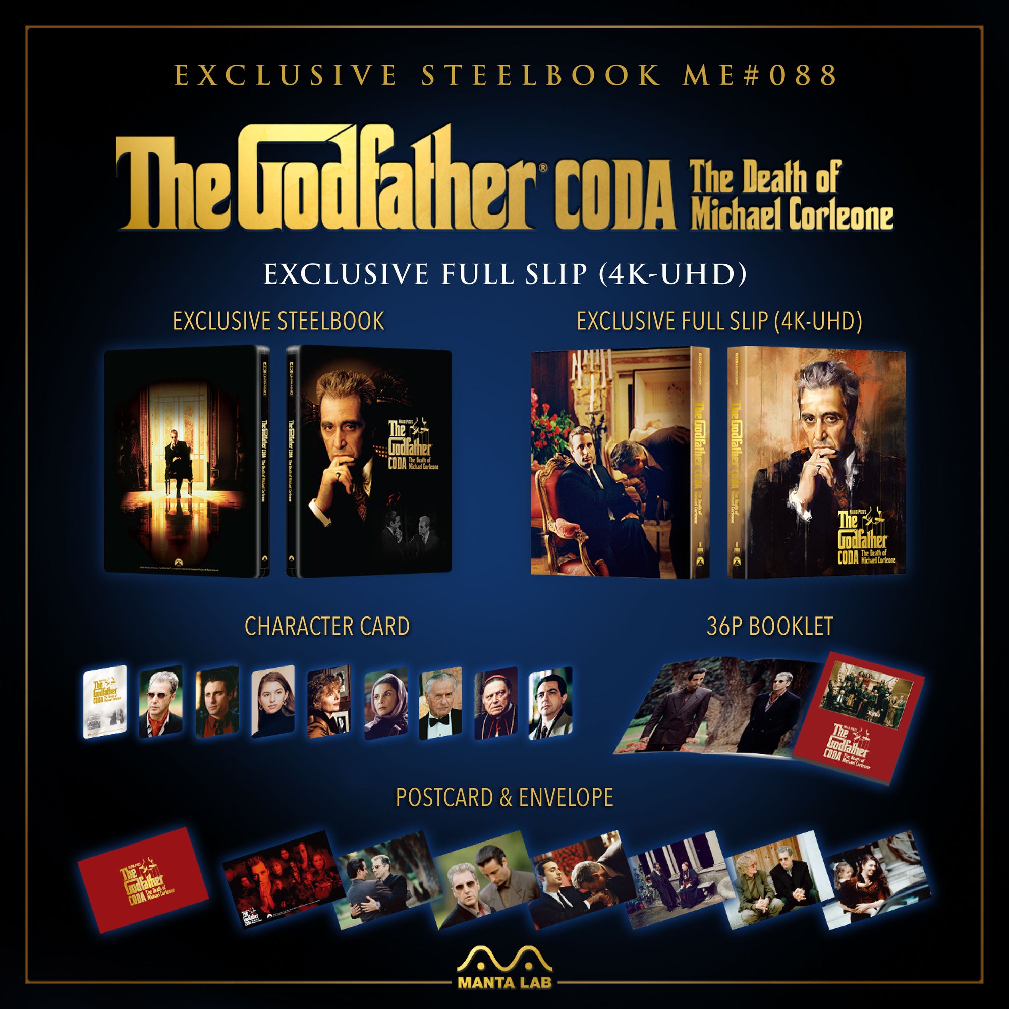 [ME#88] The Godfather Part III Steelbook (Full Slip)
