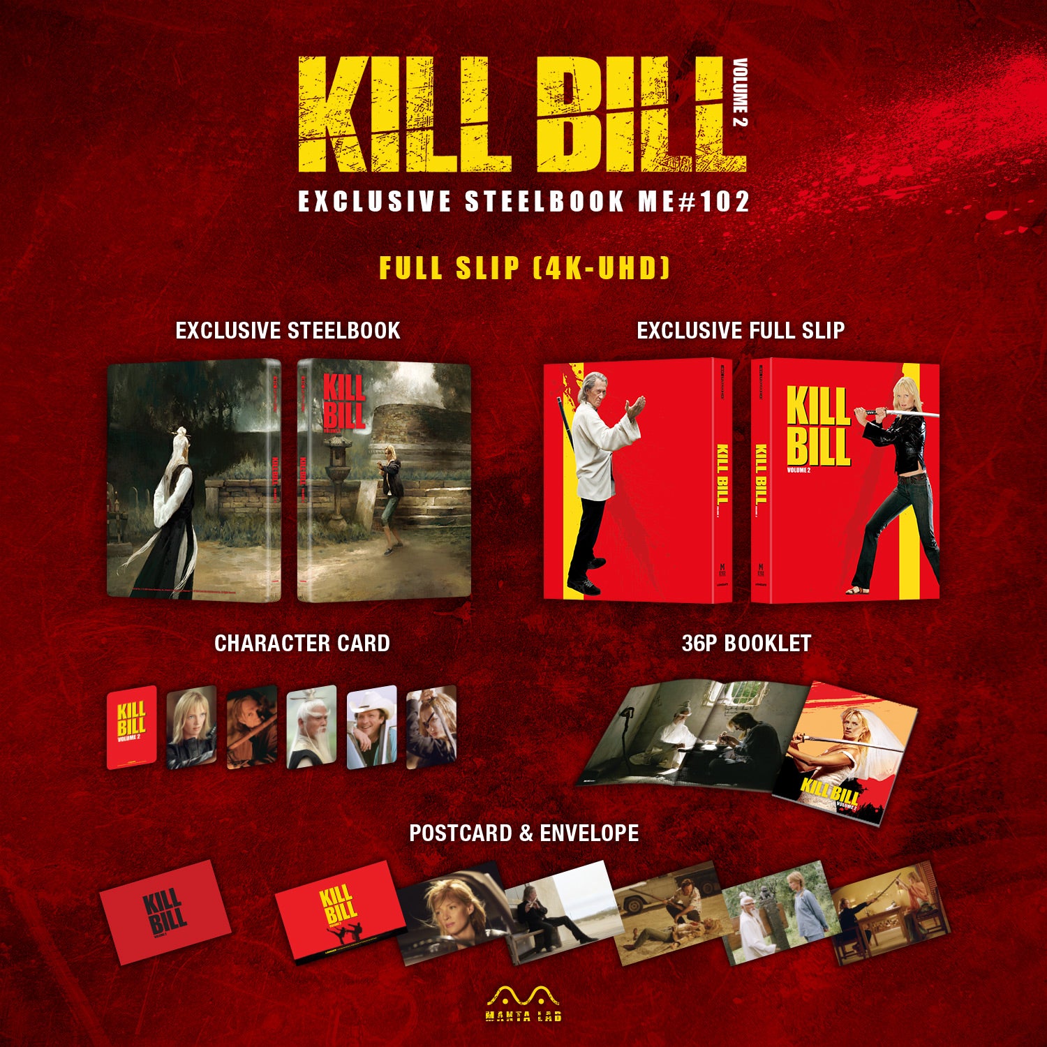 [ME#102] Kill Bill Vol.2 Steelbook (Full Slip)