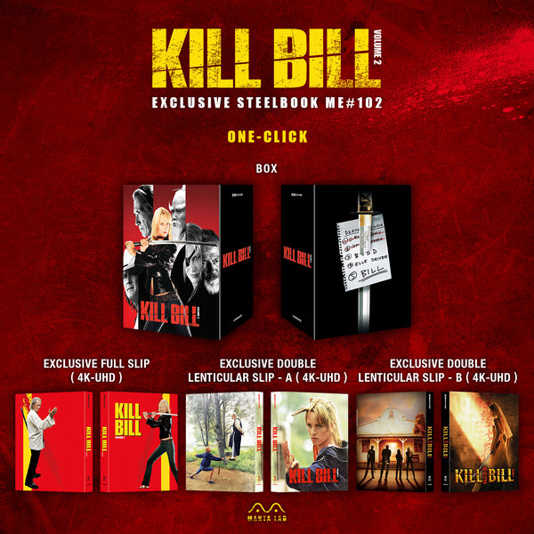 ME#102] Kill Bill Vol.2 Steelbook (One Click) - Collectong