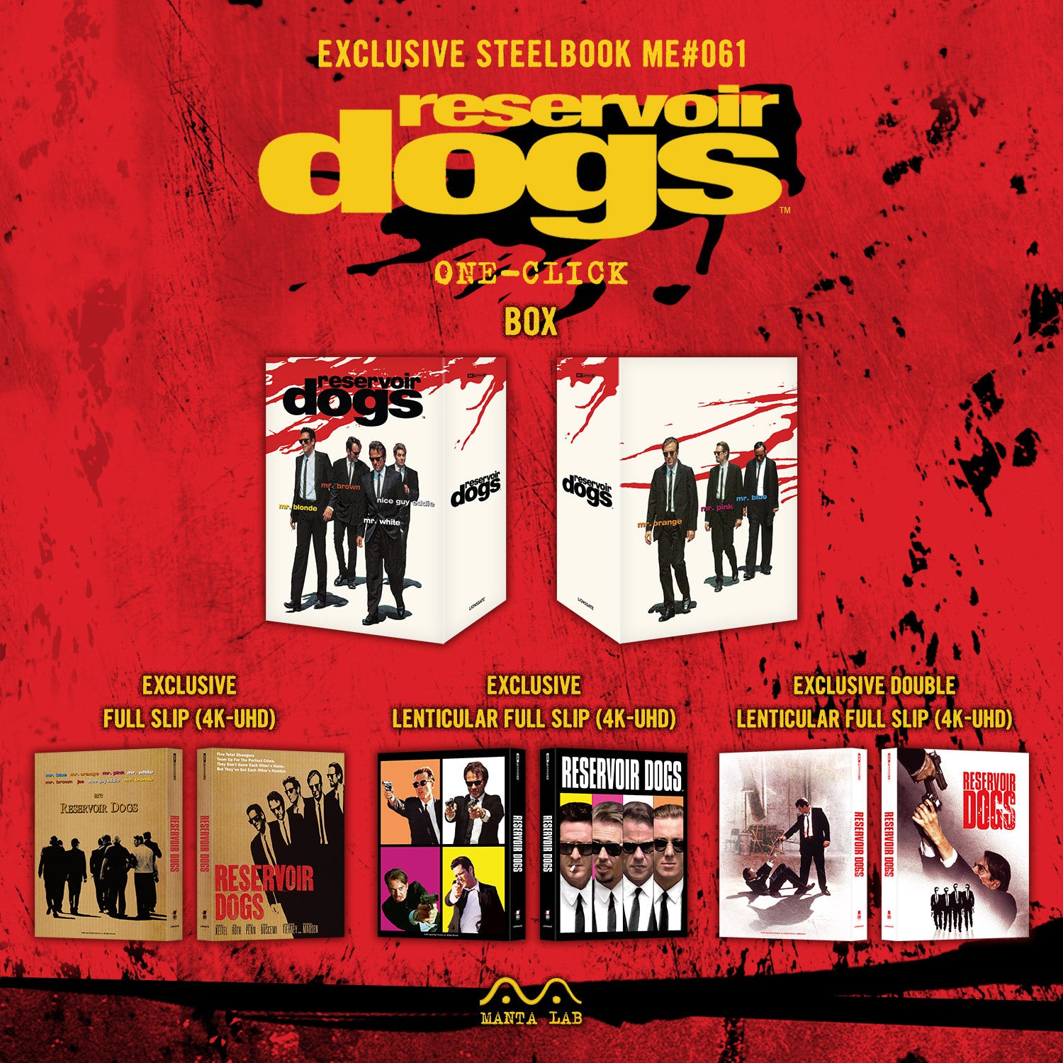 [ME#61] Reservoir Dogs Steelbook (One Click)