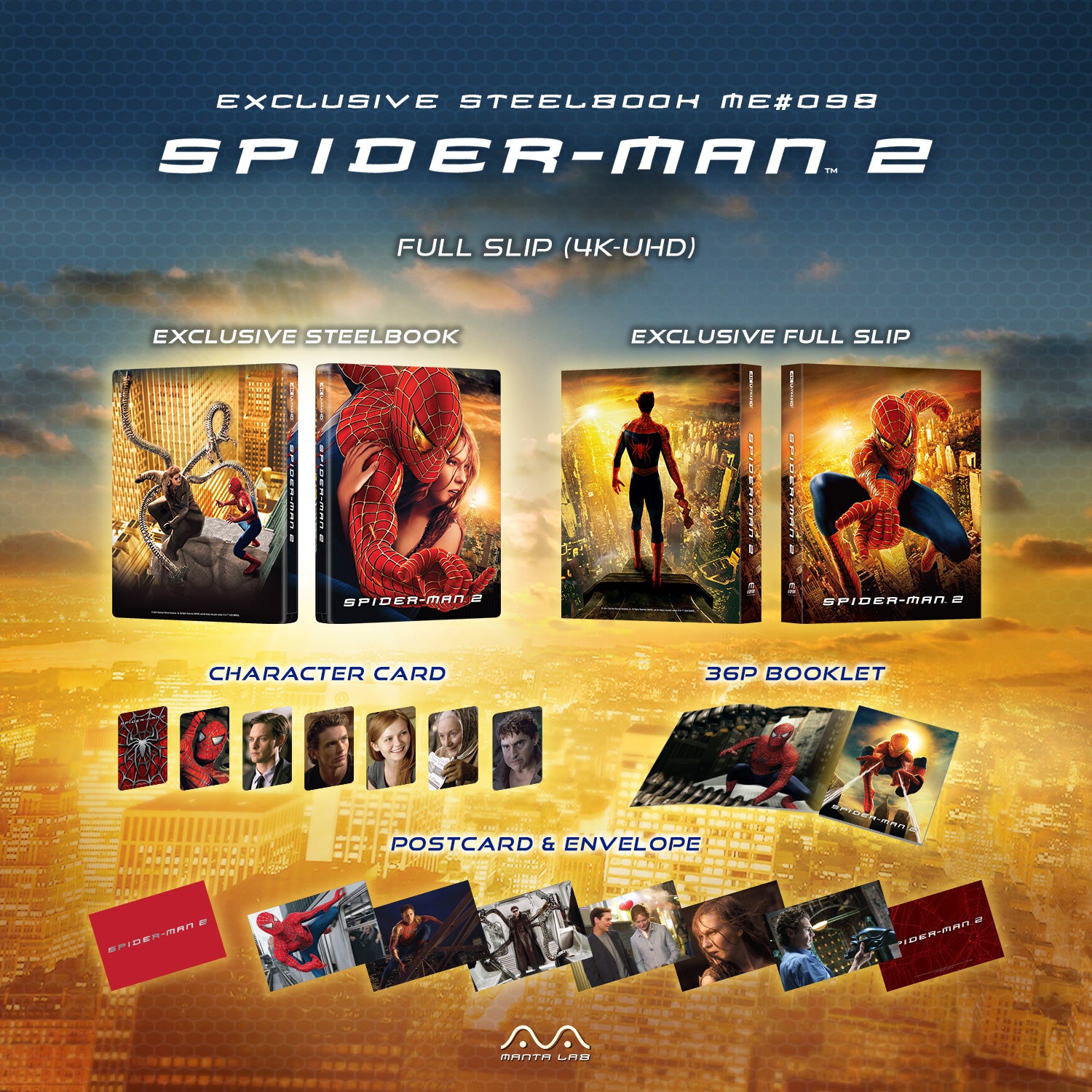 [ME#98] Spider-Man 2 Steelbook (Full Slip)