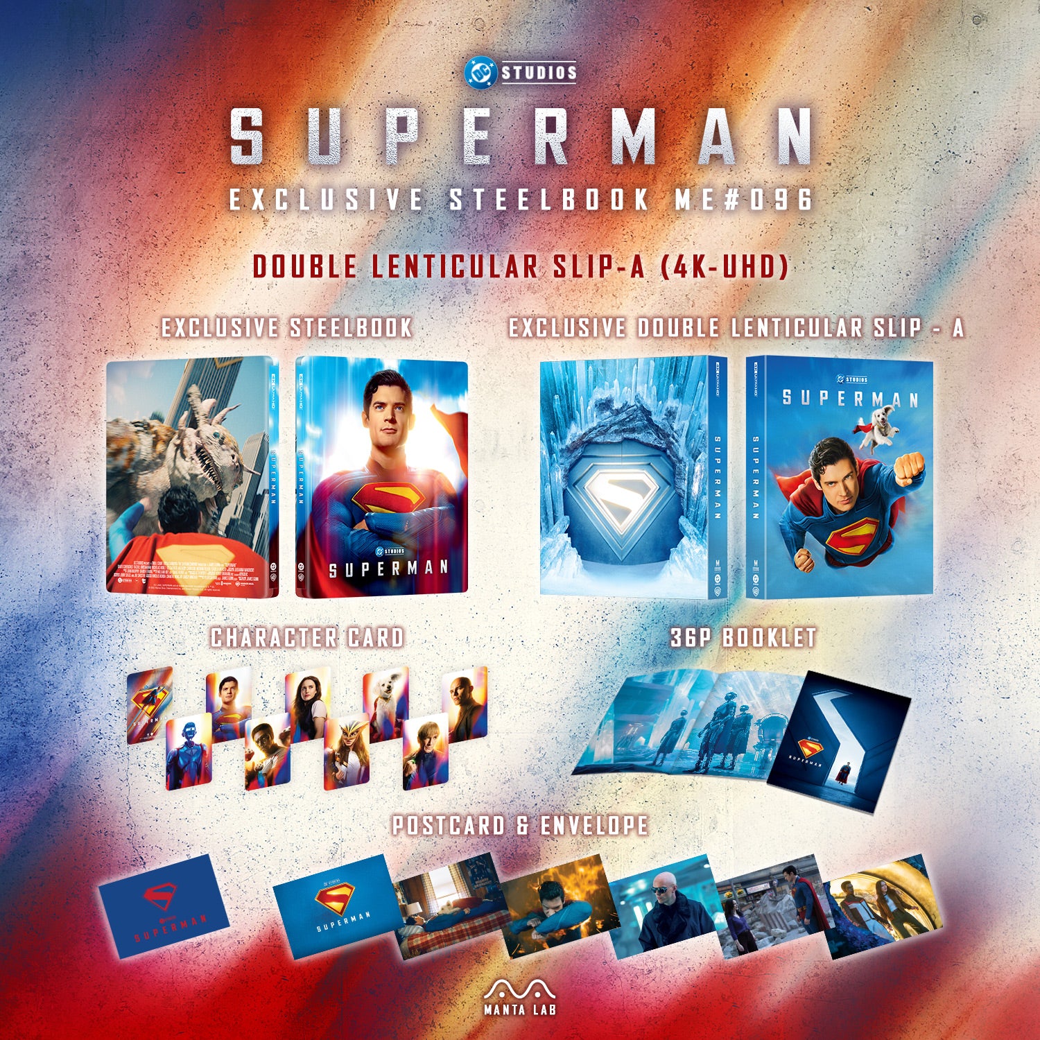 [ME#96] Superman Steelbook (Double Lenticular Full Slip-A)