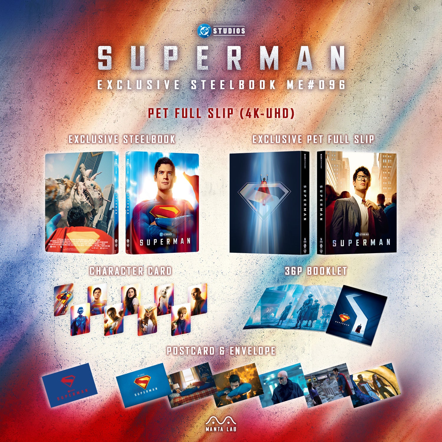 [ME#96] Superman Steelbook (PET-Full Slip)