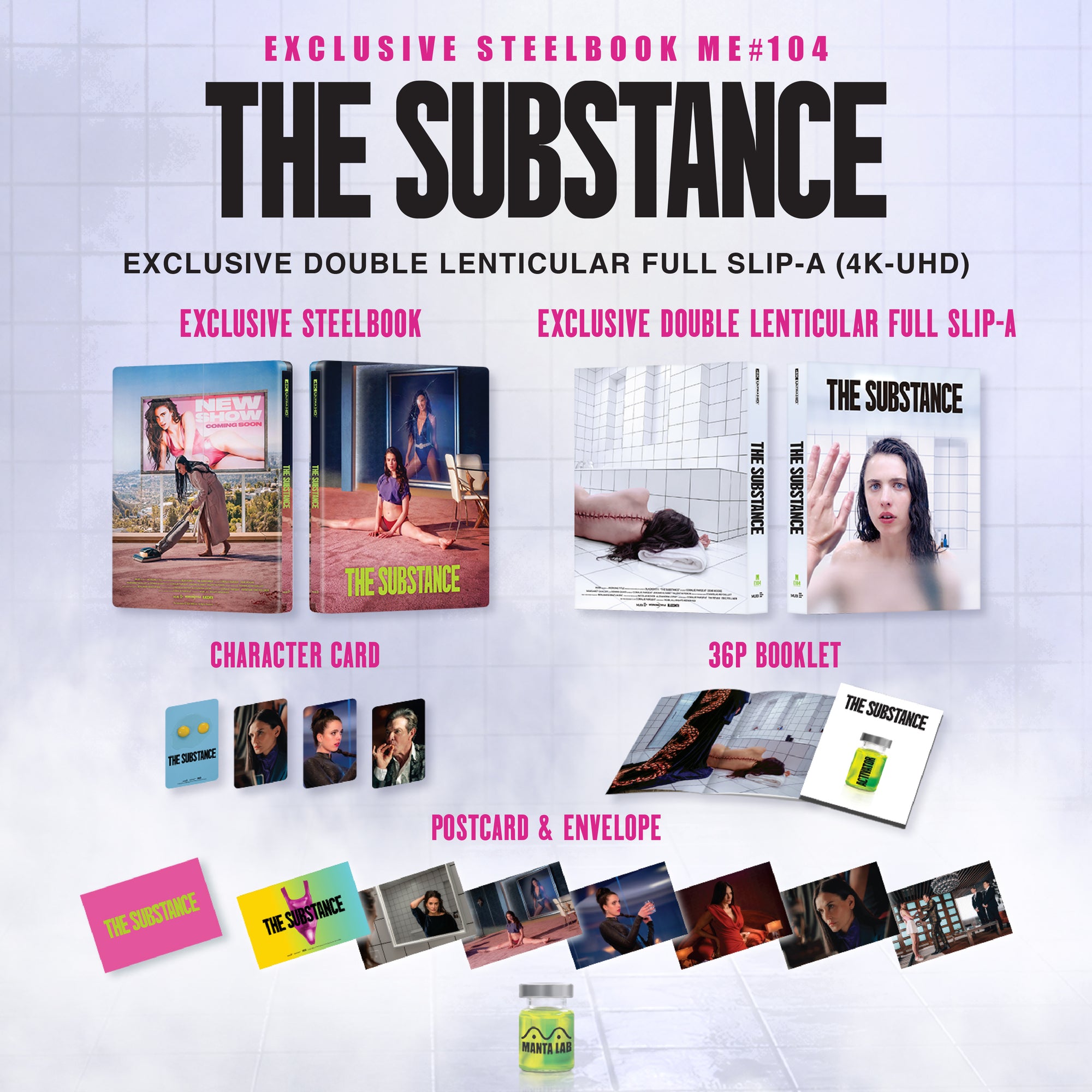 [ME#104] The Substance Steelbook (Double Lenticular Full Slip A)