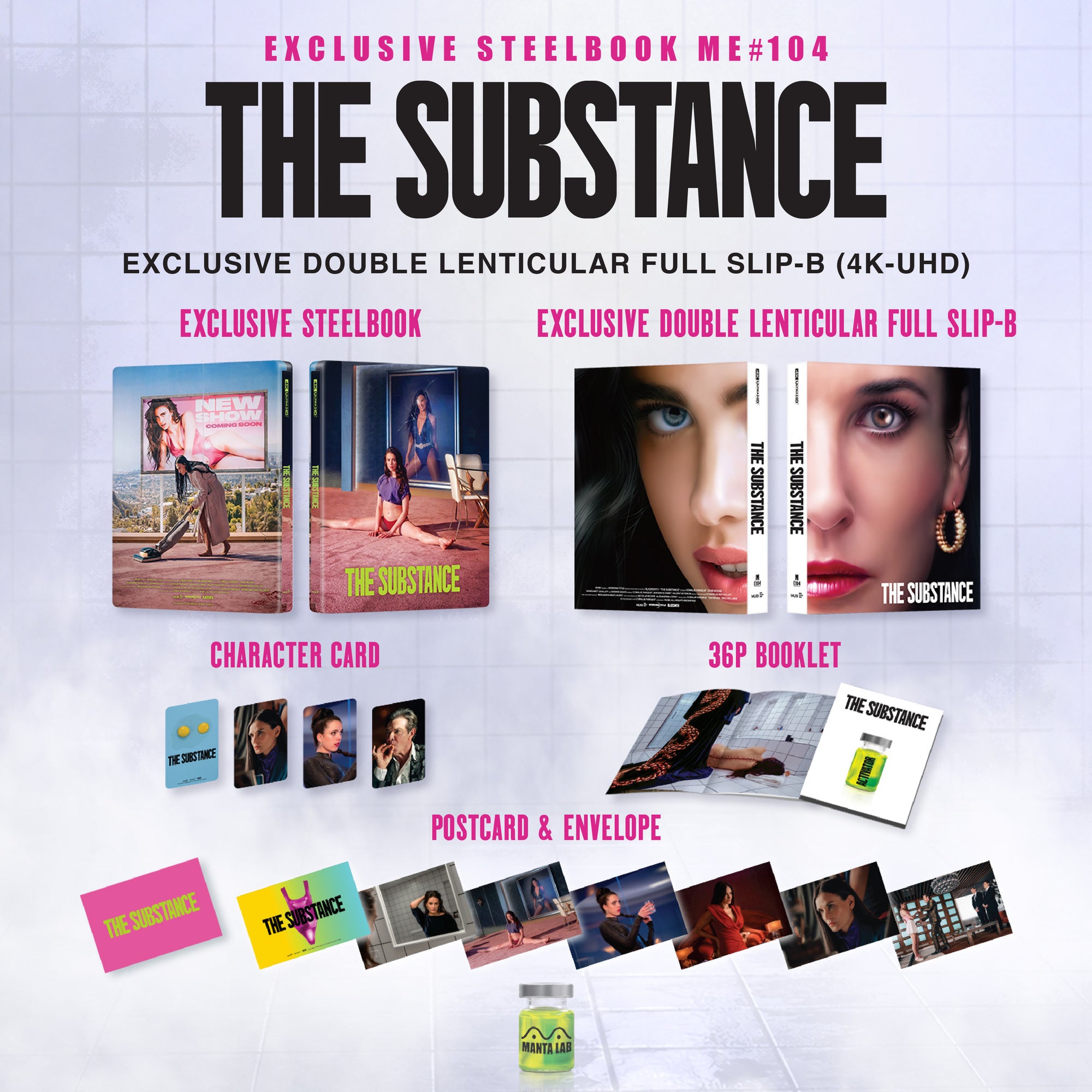 [ME#104] The Substance Steelbook (Double Lenticular Full Slip B)