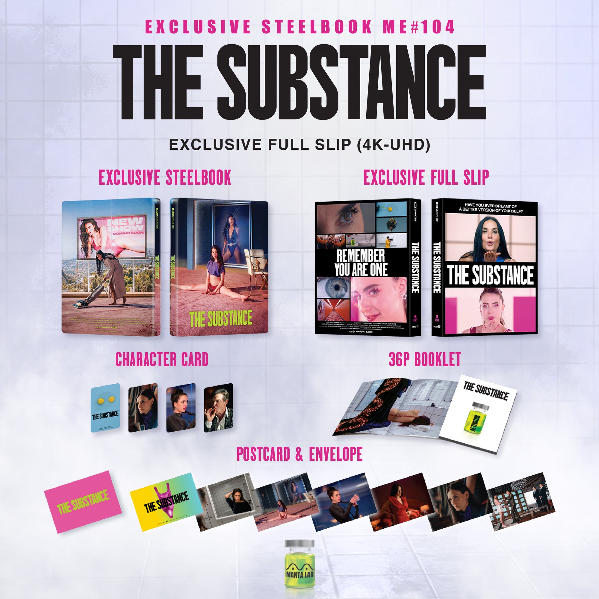 [ME#104] The Substance Steelbook (Full Slip)