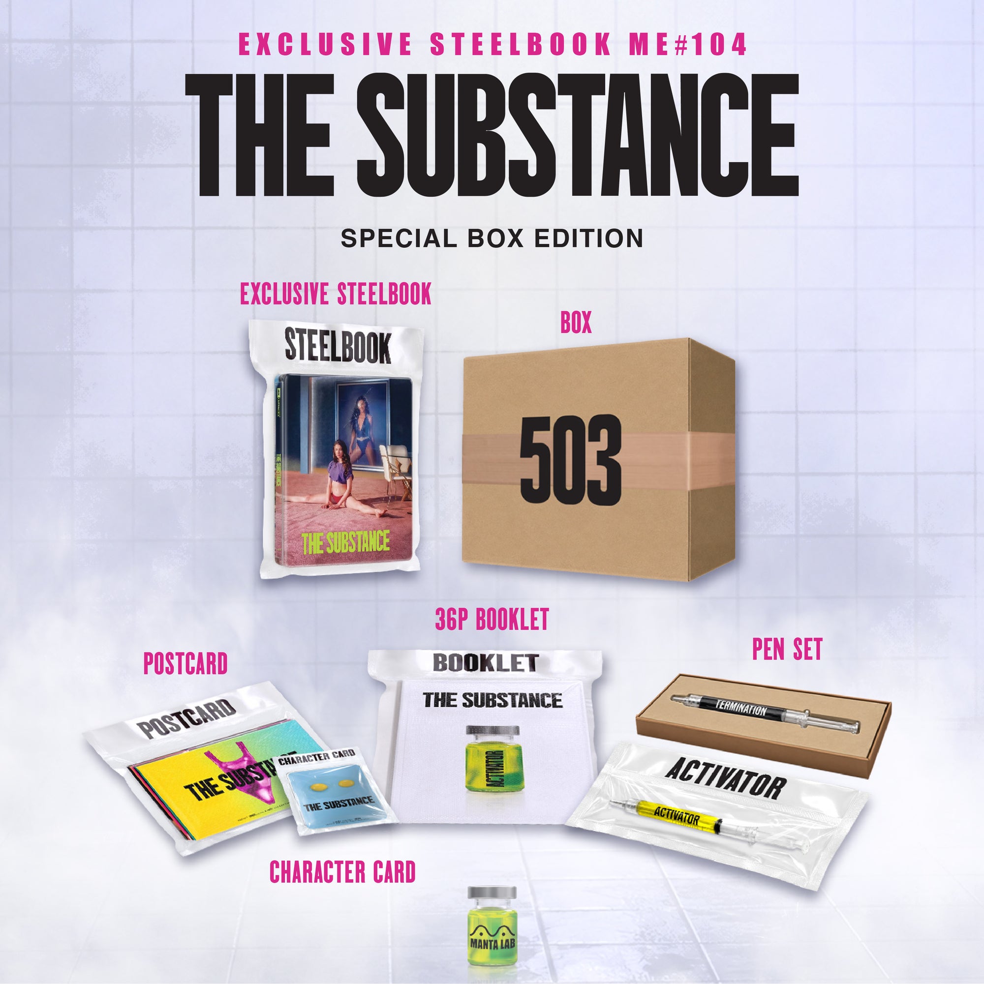 [ME#104] The Substance Steelbook (Special Box) - INVITATION ONLY