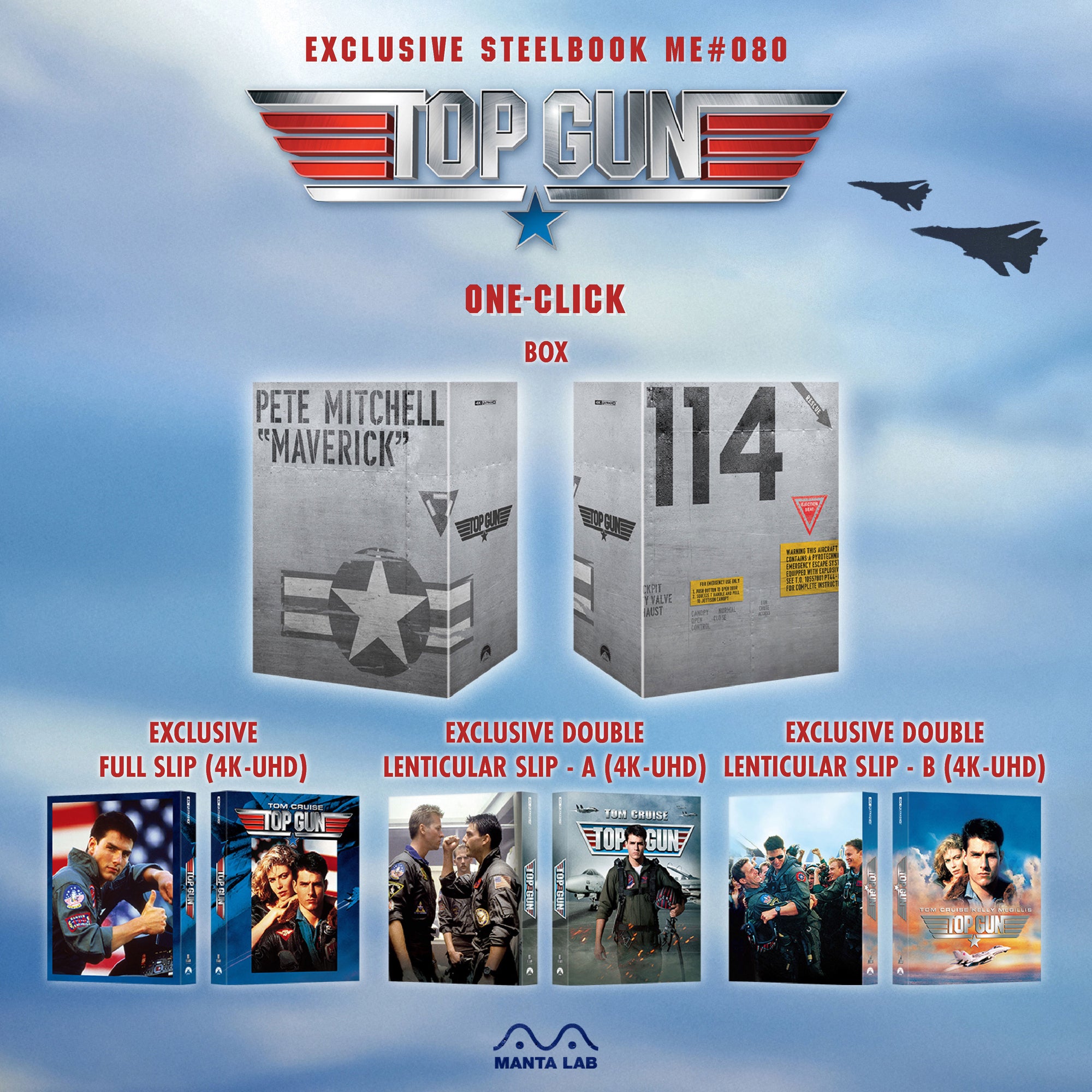 [ME#80] Top Gun Steelbook (One Click)