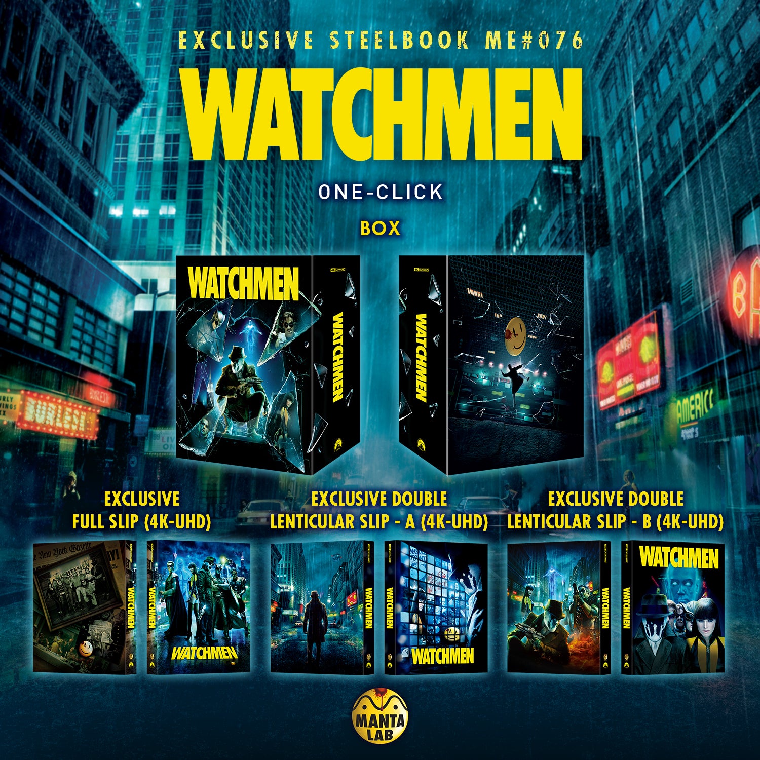 [ME#76] Watchmen Steelbook (One Click)