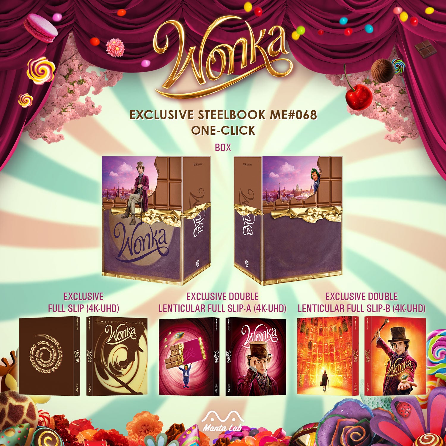 [ME#68] Wonka Steelbook (One Click)