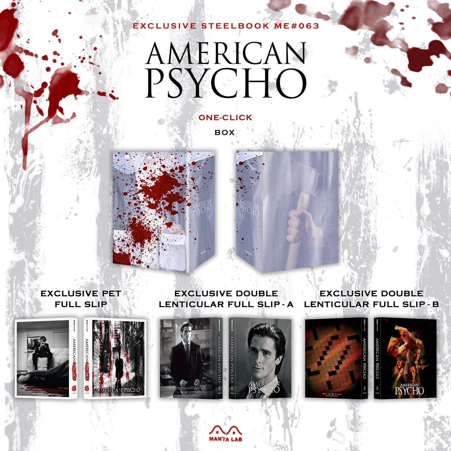 [ME#63] American Psycho Steelbook (One Click)