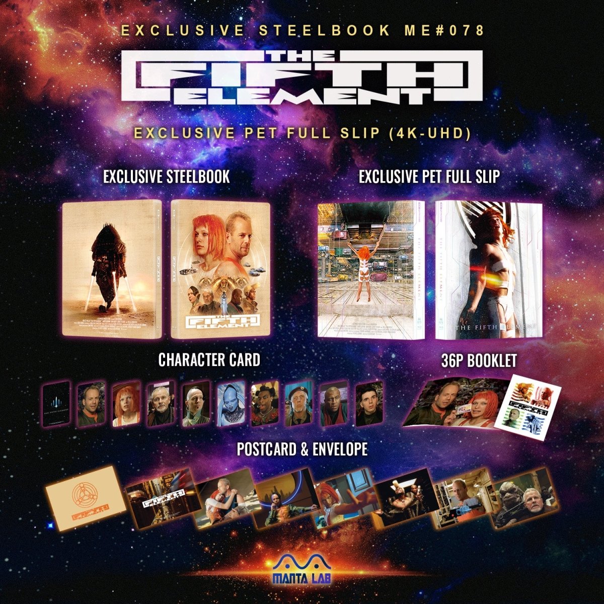[ME78] The Fifth Element Steelbook (PET Full Slip) in - STEELBOOK by GAUMONT | Collectong