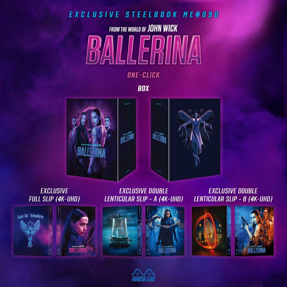 [ME90] From the World of John Wick: Ballerina Steelbook (One Click) in - STEELBOOK by KAM &amp; RONSON | Collectong