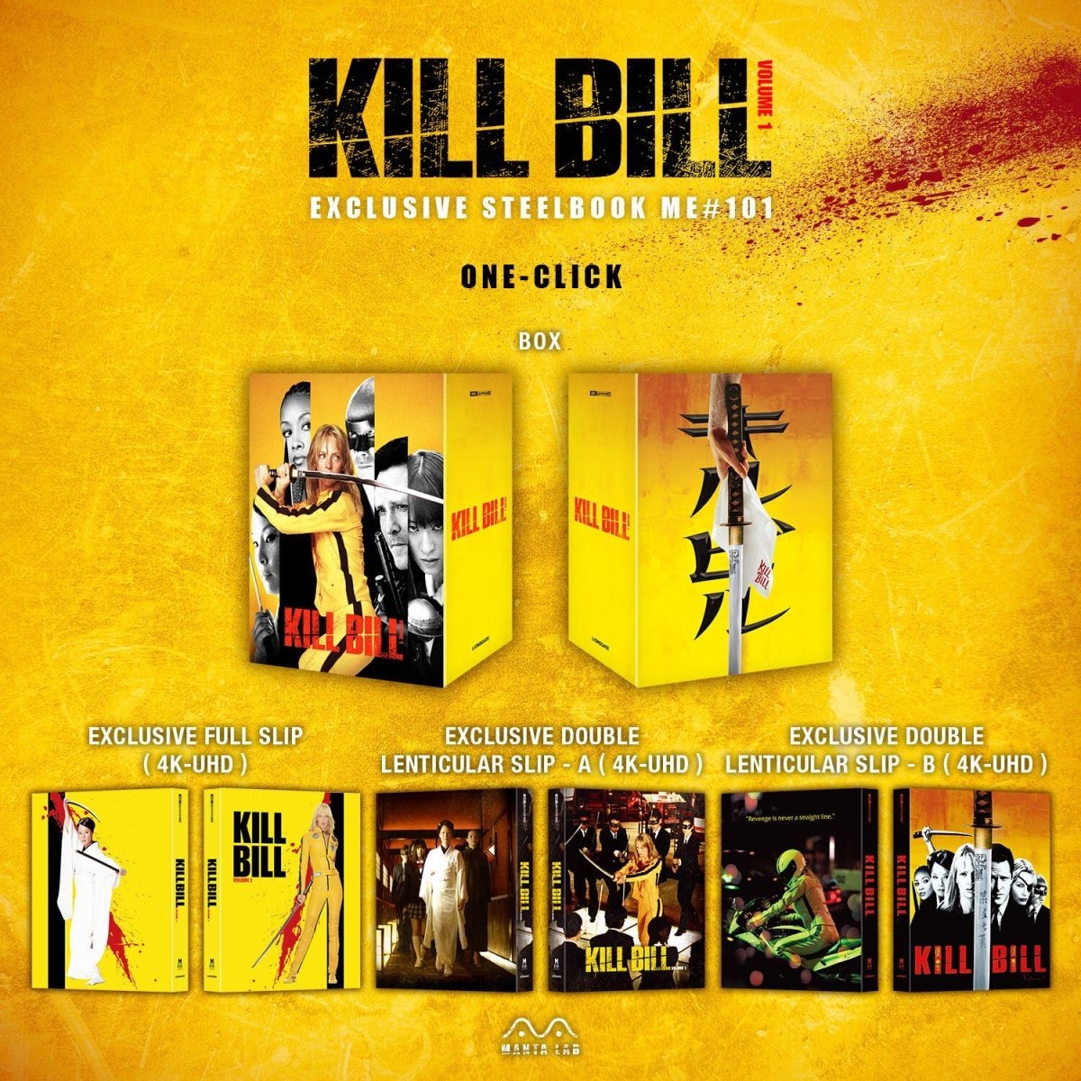 [ME101] Kill Bill Vol.1 Steelbook (One Click) in - STEELBOOK by LIONSGATE | Collectong