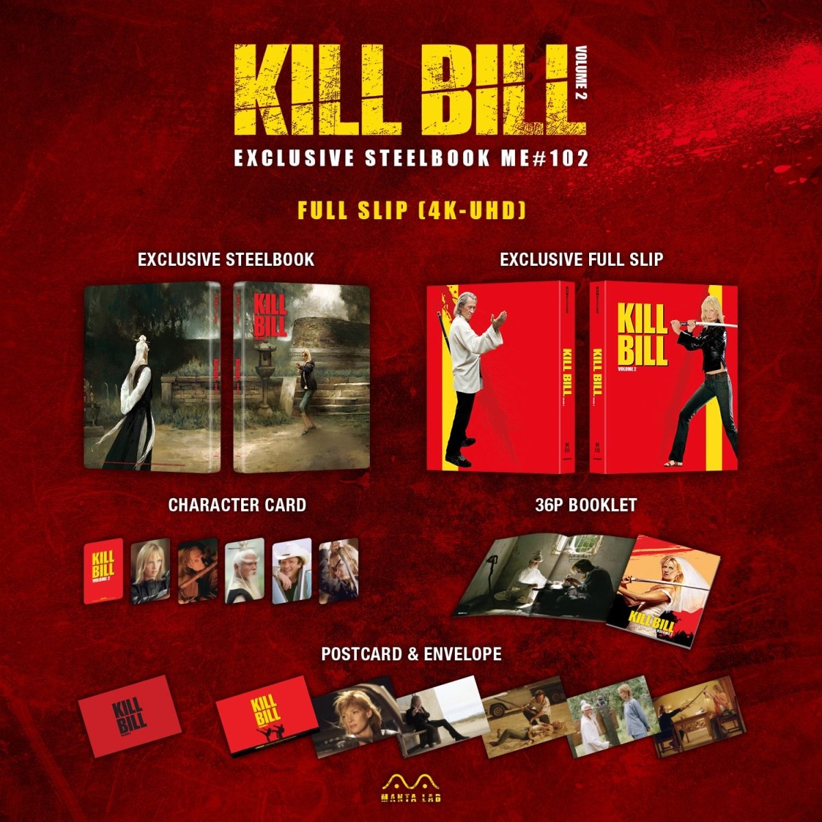 [ME102] Kill Bill Vol.2 Steelbook (Full Slip) in - STEELBOOK by LIONSGATE | Collectong