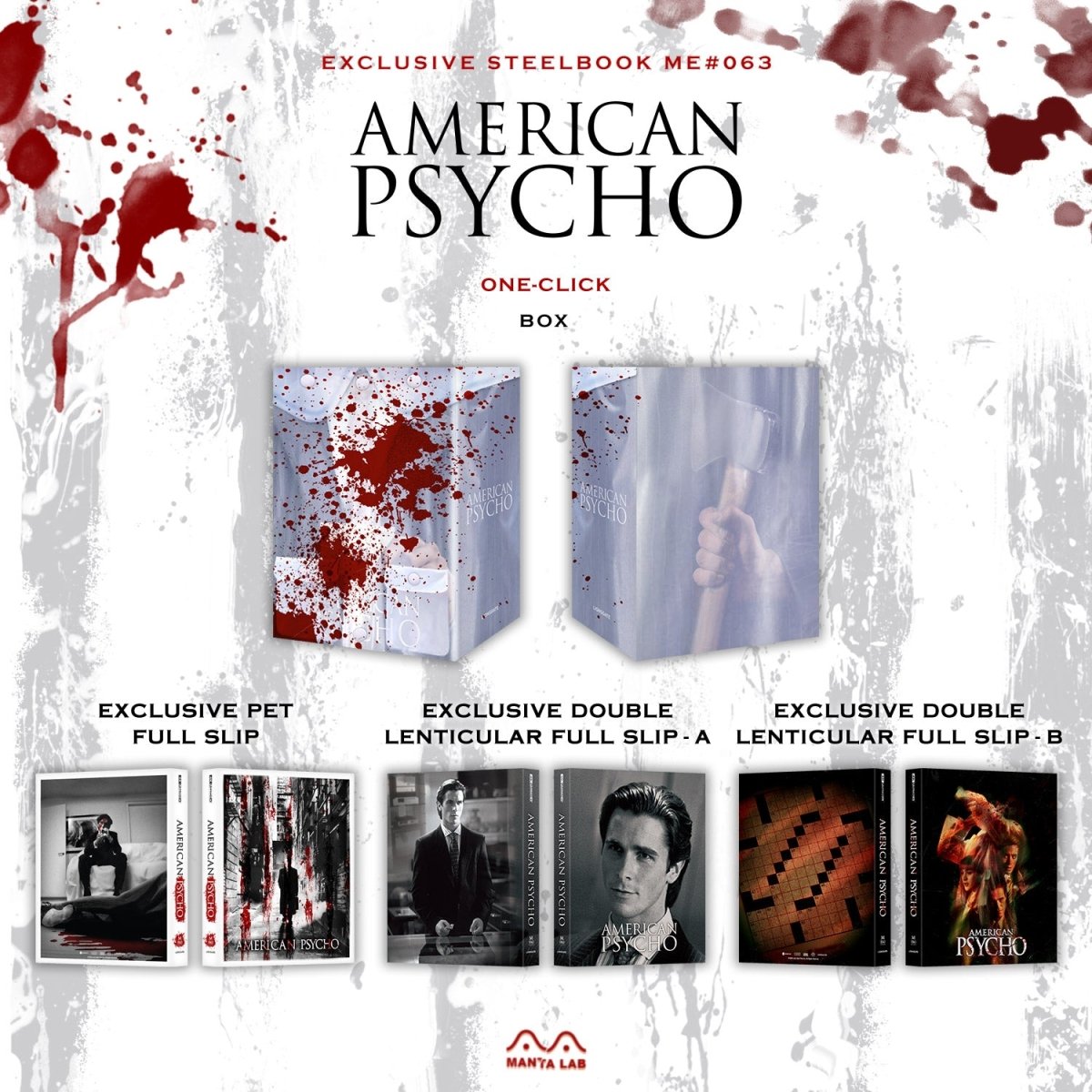 [ME63] American Psycho Steelbook (One Click) in - STEELBOOK by LIONSGATE | Collectong