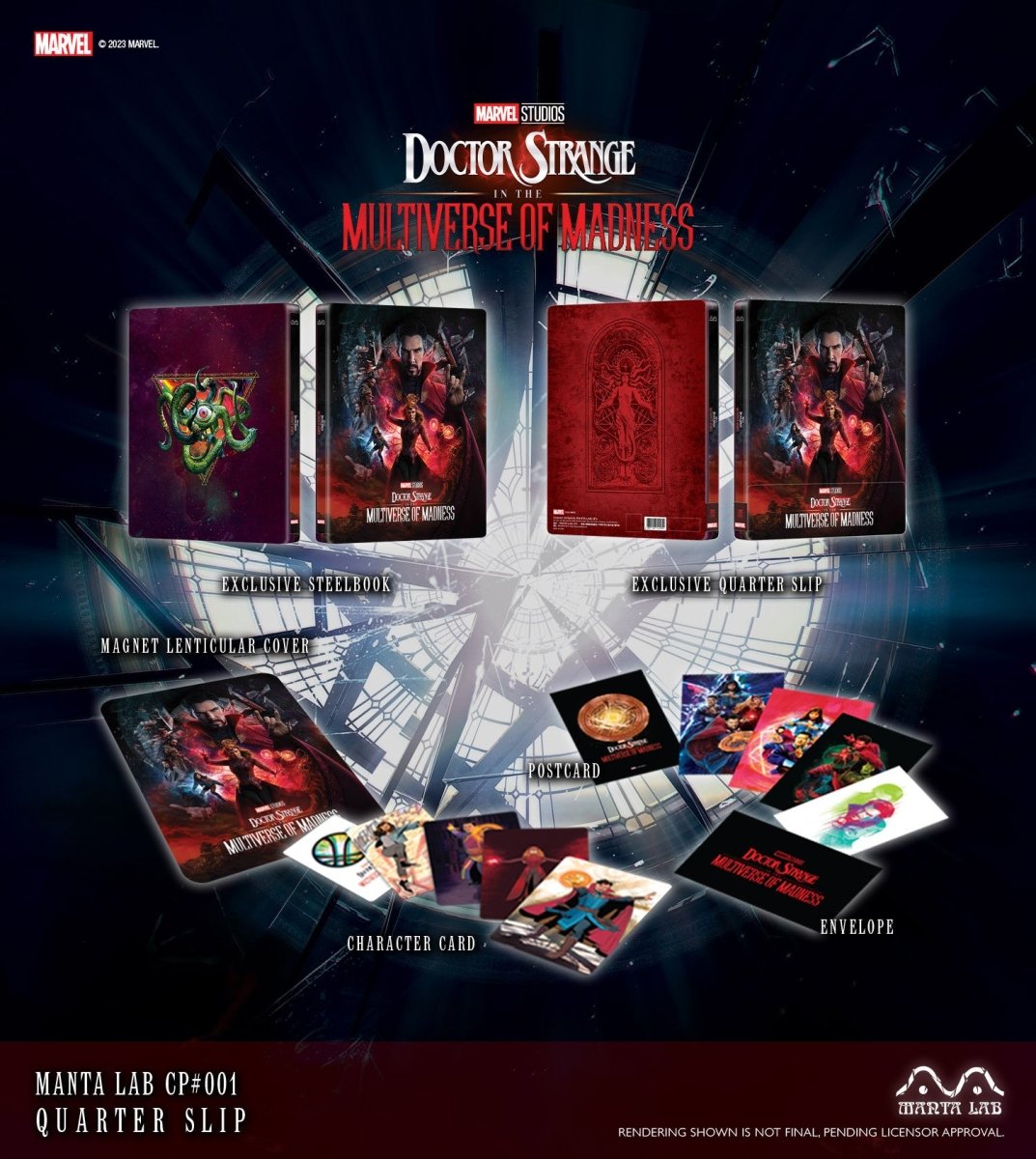 [MCP001] Doctor Strange in the Multiverse of Madess Steelbook (Magnet Lenticular Quarter Slip)(Consumer Product) in - STEELBOOK by MARVEL | Collectong