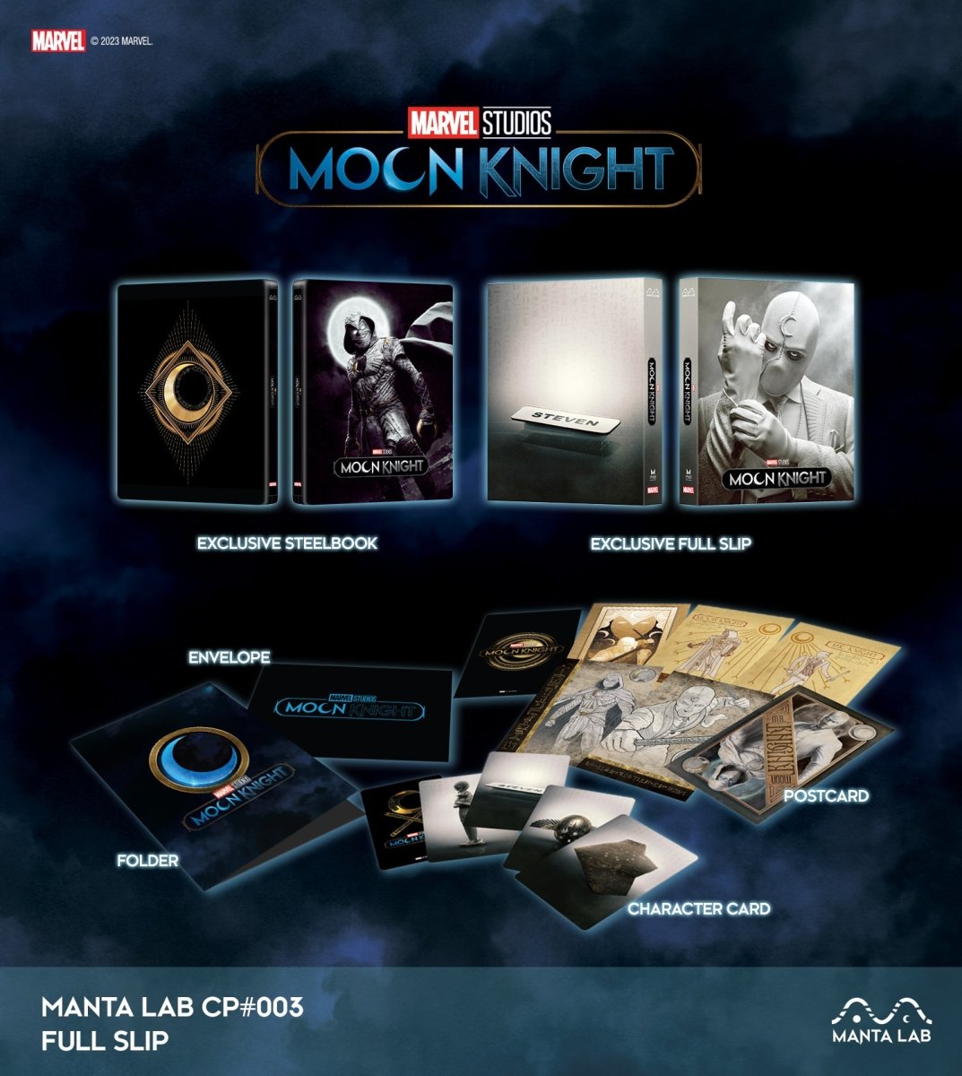 [MCP003] Moon Knight Steelbook (Full Slip)(Consumer Product) in - STEELBOOK by MARVEL | Collectong