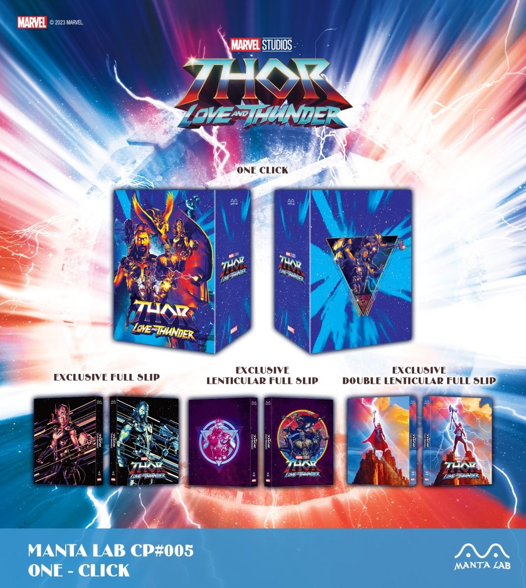 [MCP005] Thor: Love and Thunder Steelbook (One Click)(Consumer Product) in - STEELBOOK by MARVEL | Collectong