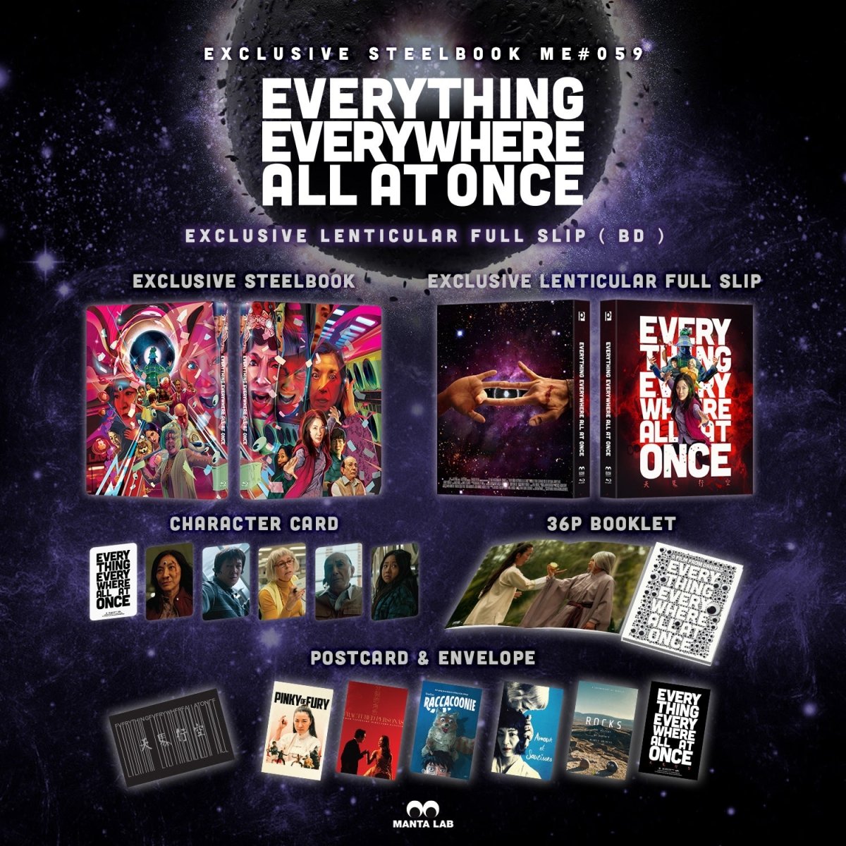 [ME59] Everything Everywhere All At Once Steelbook (Lenticular Full Slip) in - STEELBOOK by PANORAMA | Collectong