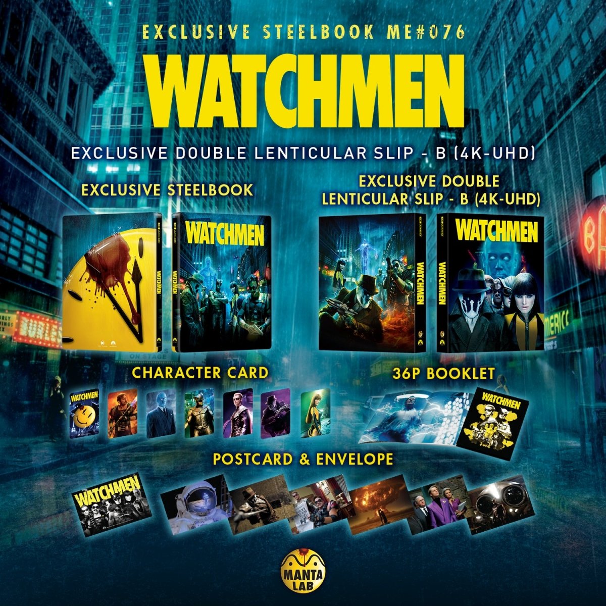 [ME76] Watchmen Steelbook (Double Lenticular Full Slip-B) in - STEELBOOK by PARAMOUNT | Collectong