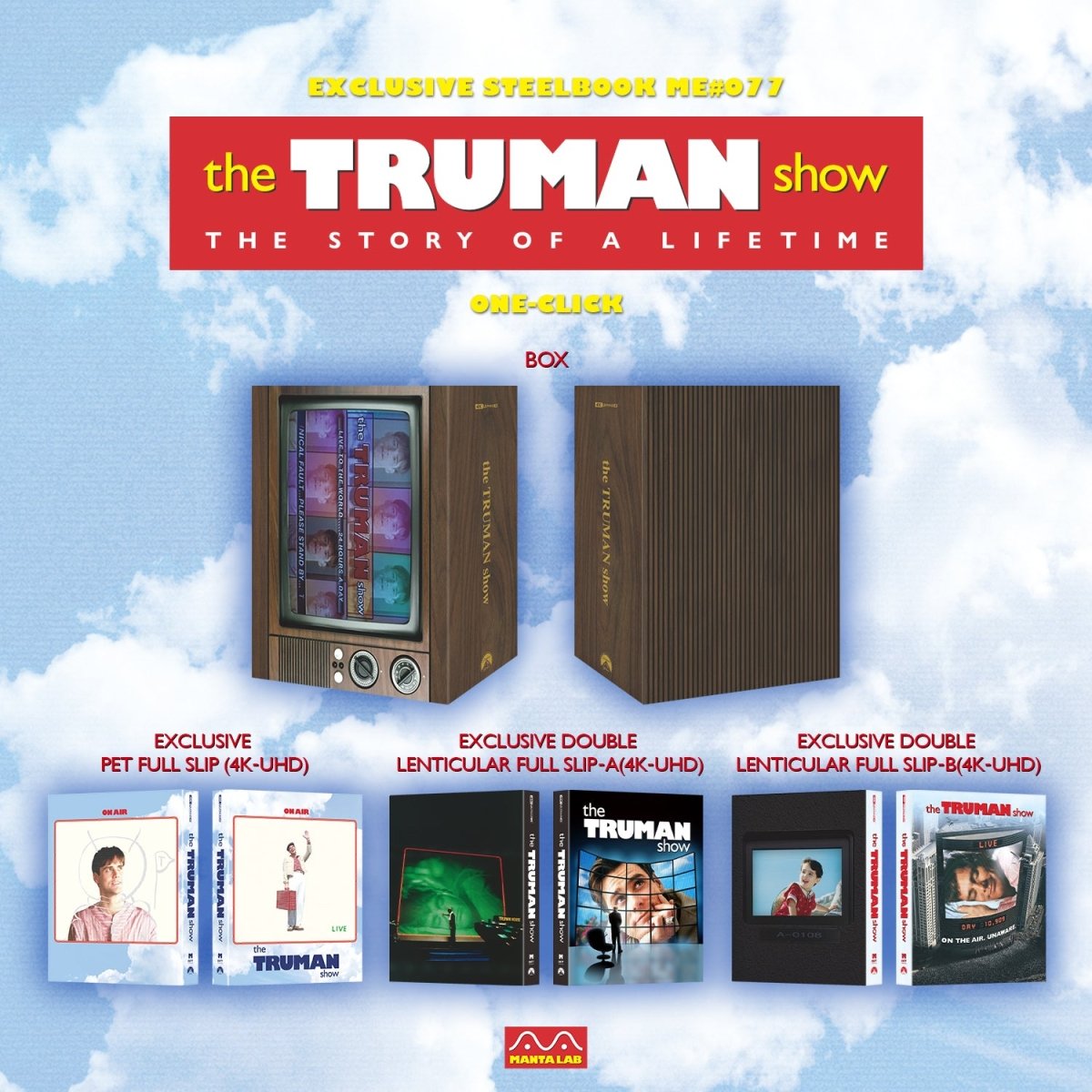 [ME77] The Truman Show Steelbook (One Click) in - STEELBOOK by PARAMOUNT | Collectong