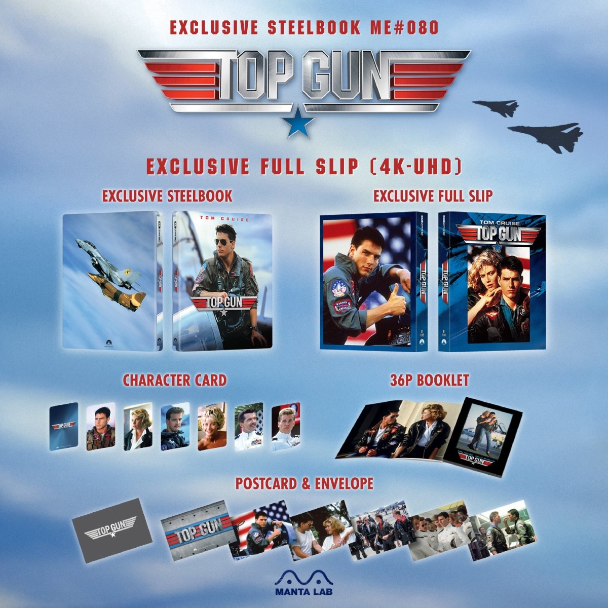 [ME80] Top Gun Steelbook (Full Slip) in - STEELBOOK by PARAMOUNT | Collectong