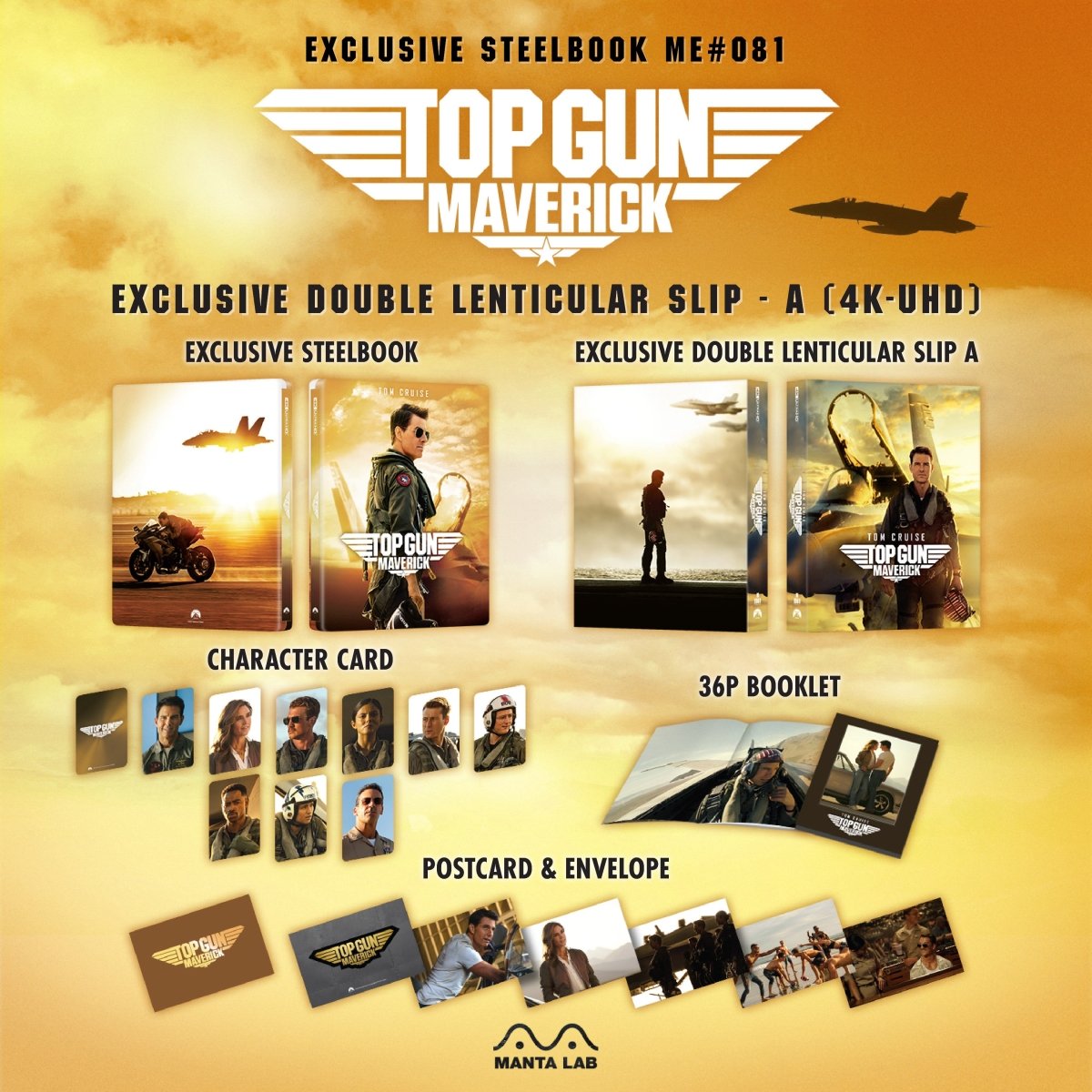 [ME81] Top Gun: Maverick Steelbook (Double Lenticular Full Slip-A) in - STEELBOOK by PARAMOUNT | Collectong