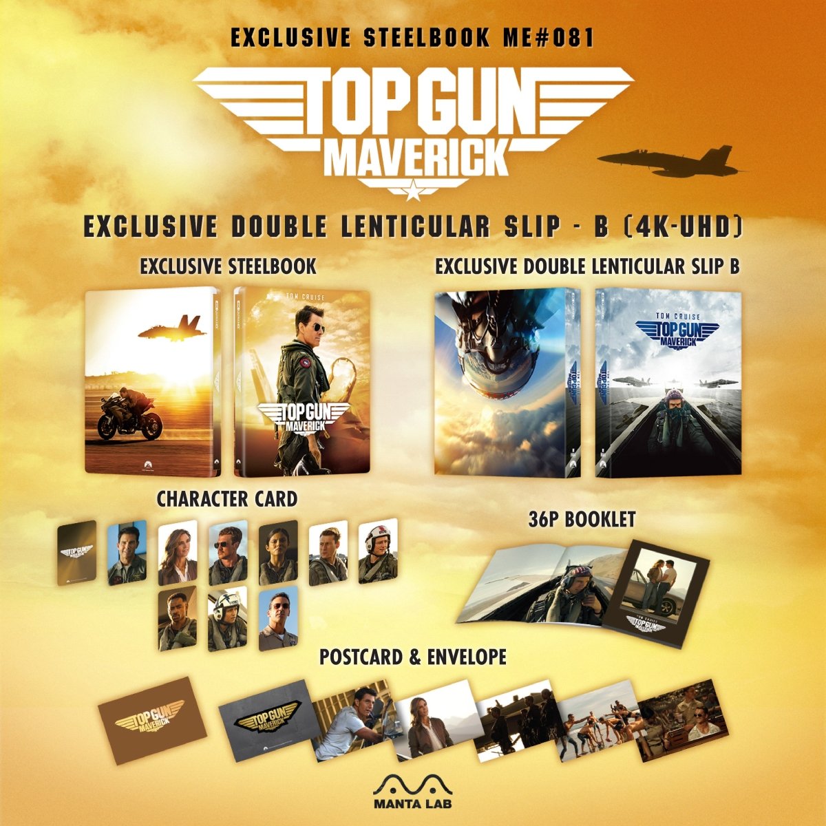 [ME81] Top Gun: Maverick Steelbook (Double Lenticular Full Slip-B) in - STEELBOOK by PARAMOUNT | Collectong