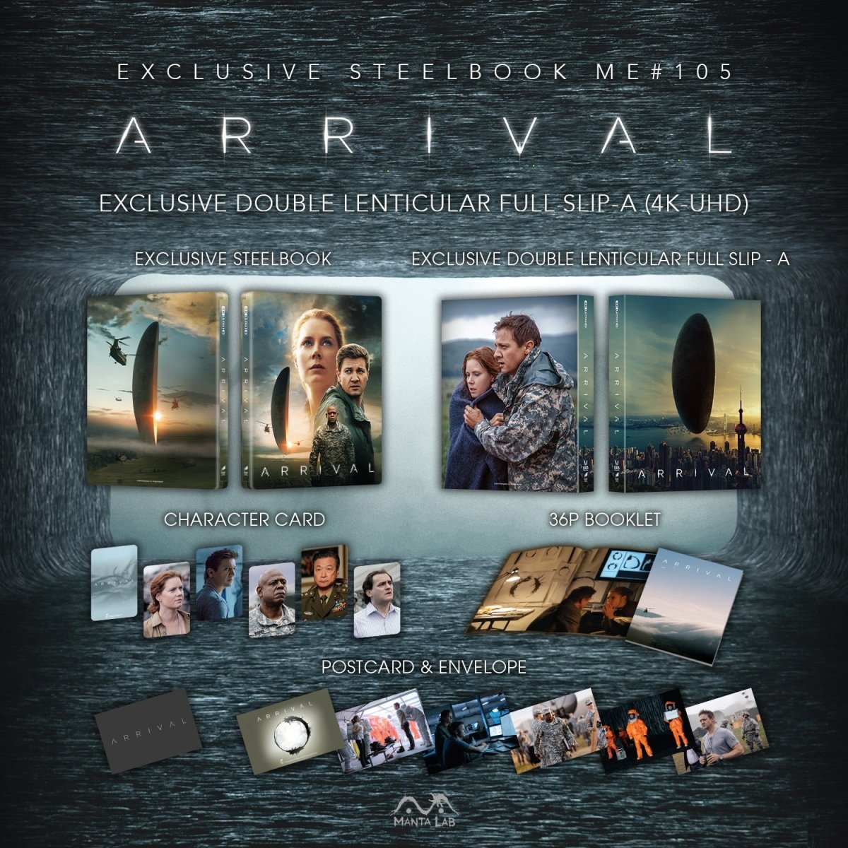 [ME105] Arrival Steelbook (Double Lenticular Full Slip-A) in - STEELBOOK by SONY | Collectong