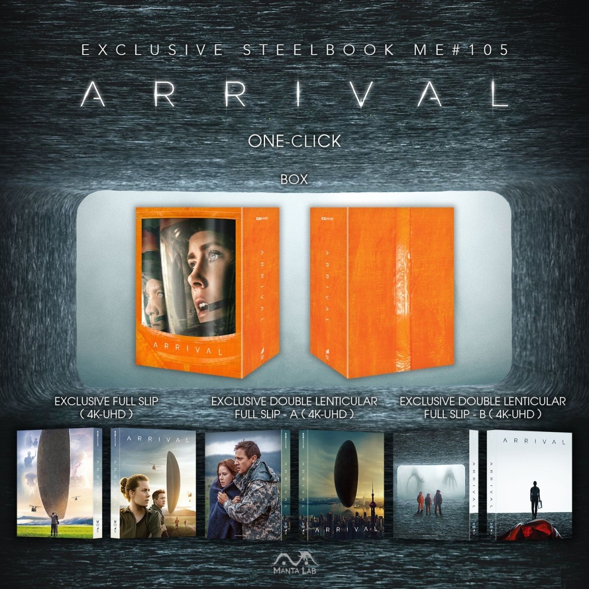 [ME105] Arrival Steelbook (One Click)(Double Lenticular) in - STEELBOOK by SONY | Collectong