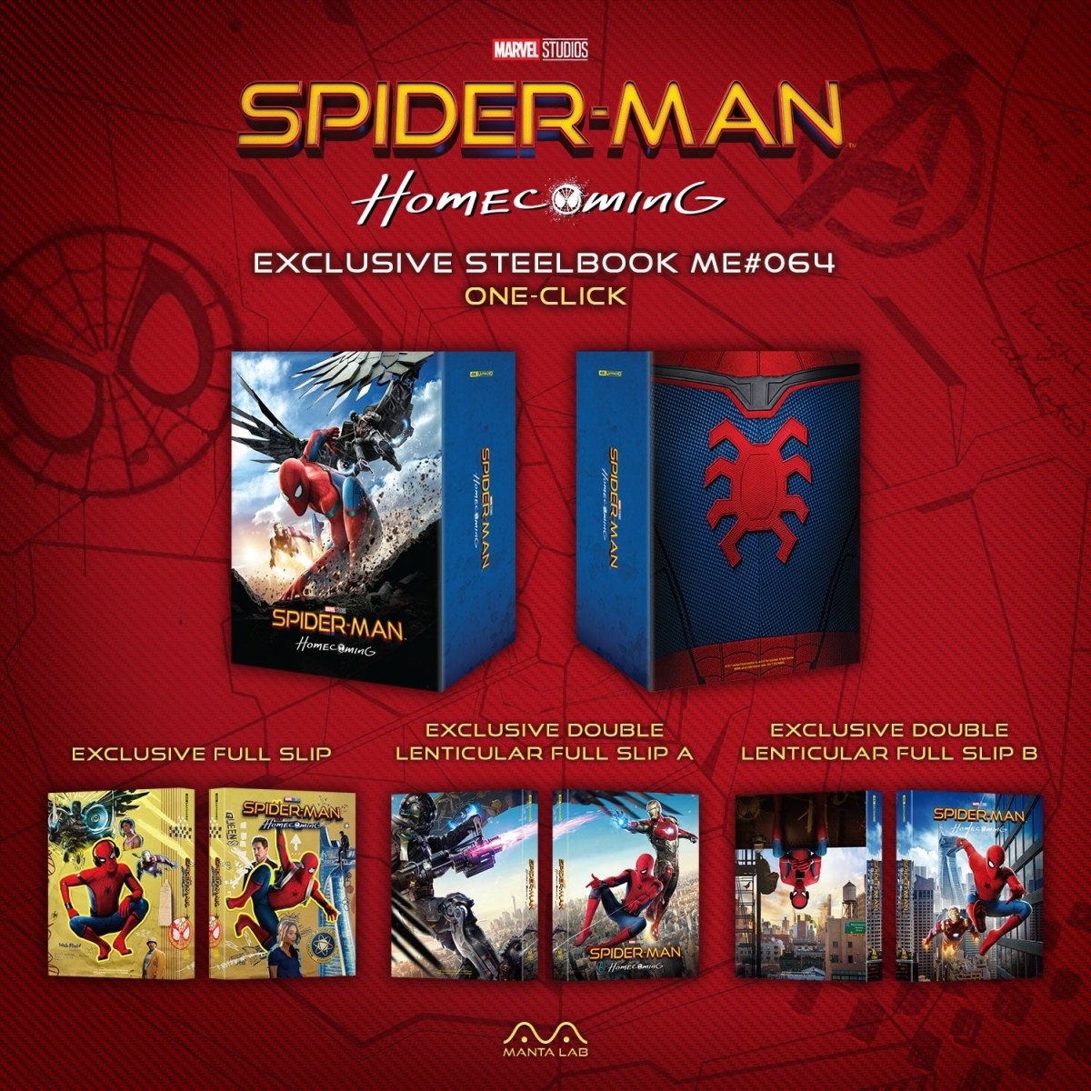 [ME64] Spider-man: Homecoming Steelbook (One Click) in - STEELBOOK by SONY | Collectong