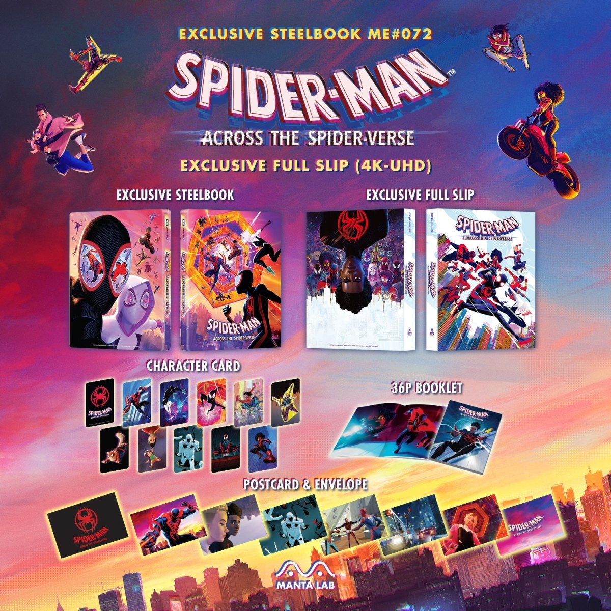 [ME72] Spider-Man: Across the Spider-Verse Steelbook (Full Slip) in - STEELBOOK by SONY | Collectong