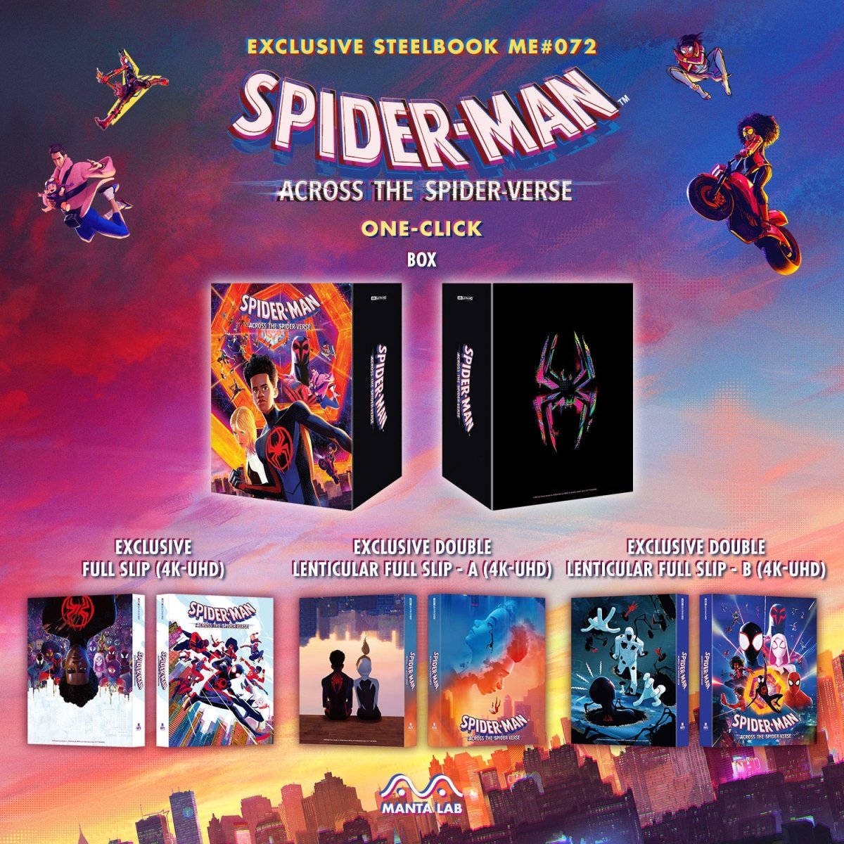 [ME72] Spider-Man: Across the Spider-Verse Steelbook (One Click) in - STEELBOOK by SONY | Collectong