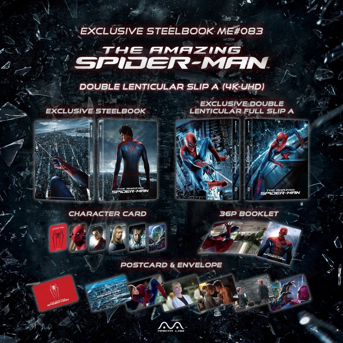 [ME83] The Amazing Spider-Man Steelbook (Double Lenticular Full Slip-A) in - STEELBOOK by SONY | Collectong