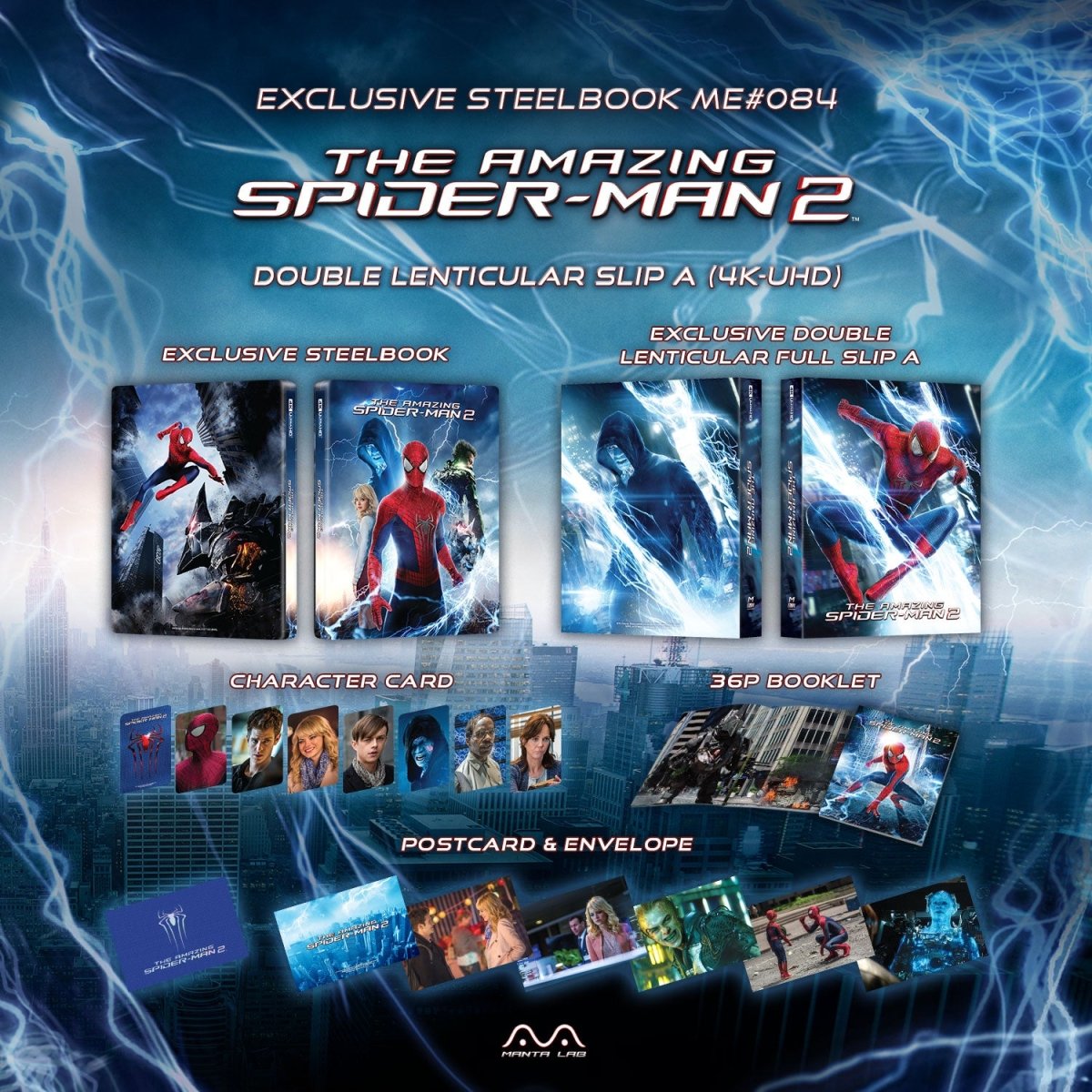[ME84] The Amazing Spider-Man 2 Steelbook (Double Lenticular Full Slip-A) in - STEELBOOK by SONY | Collectong