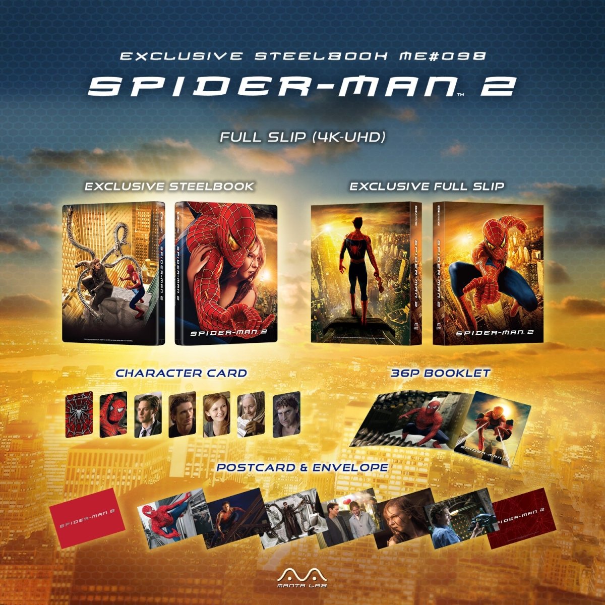 [ME98] Spider-Man 2 Steelbook (Full Slip) in - STEELBOOK by SONY | Collectong
