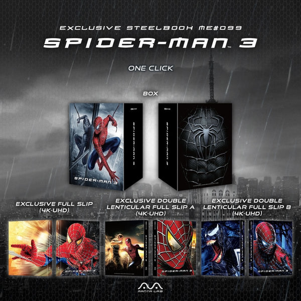 ME#99] Spider-Man 3 Steelbook (One Click) - Collectong