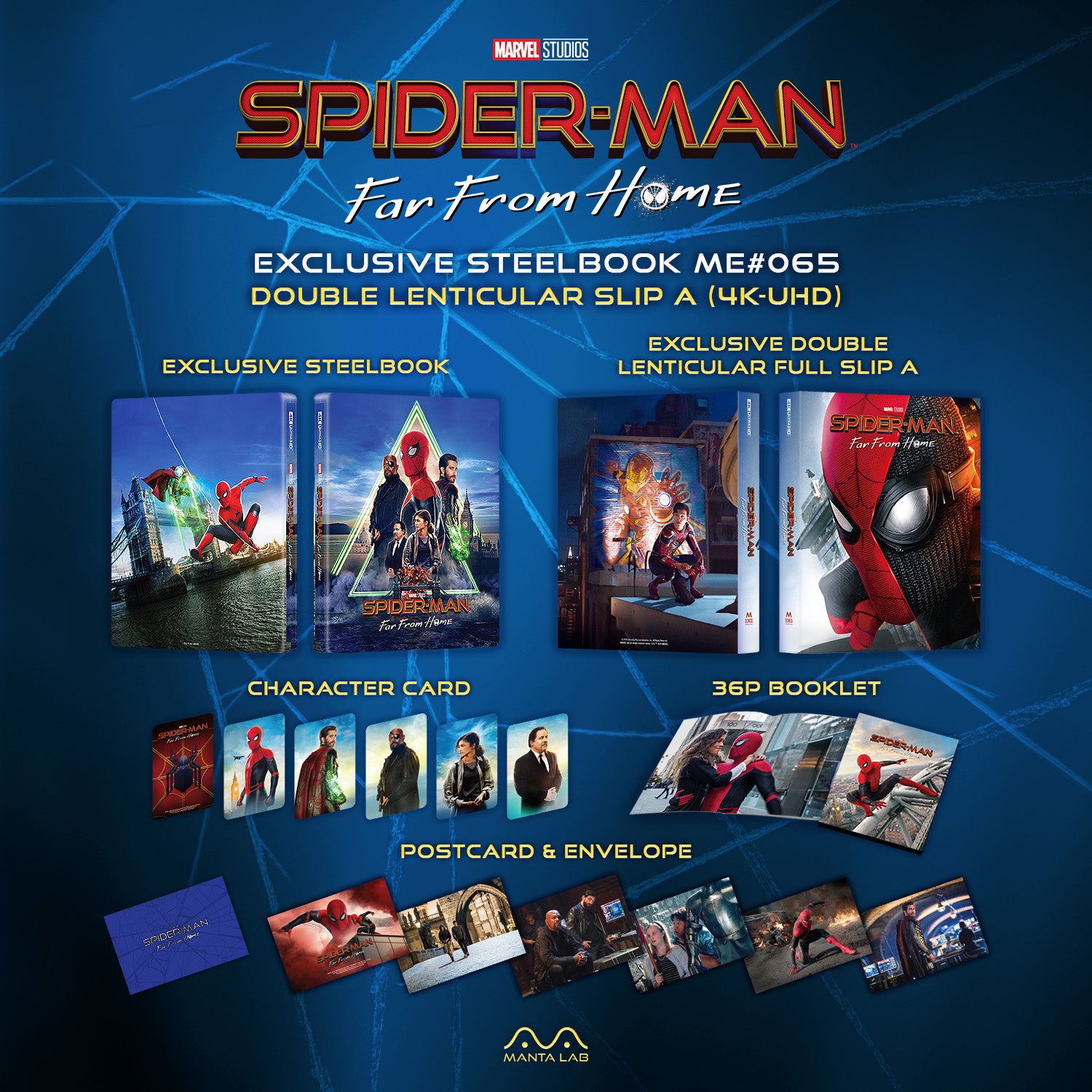 [ME#65] Spiderman: Far From Home Steelbook (Double Lenticular Full Slip-A)