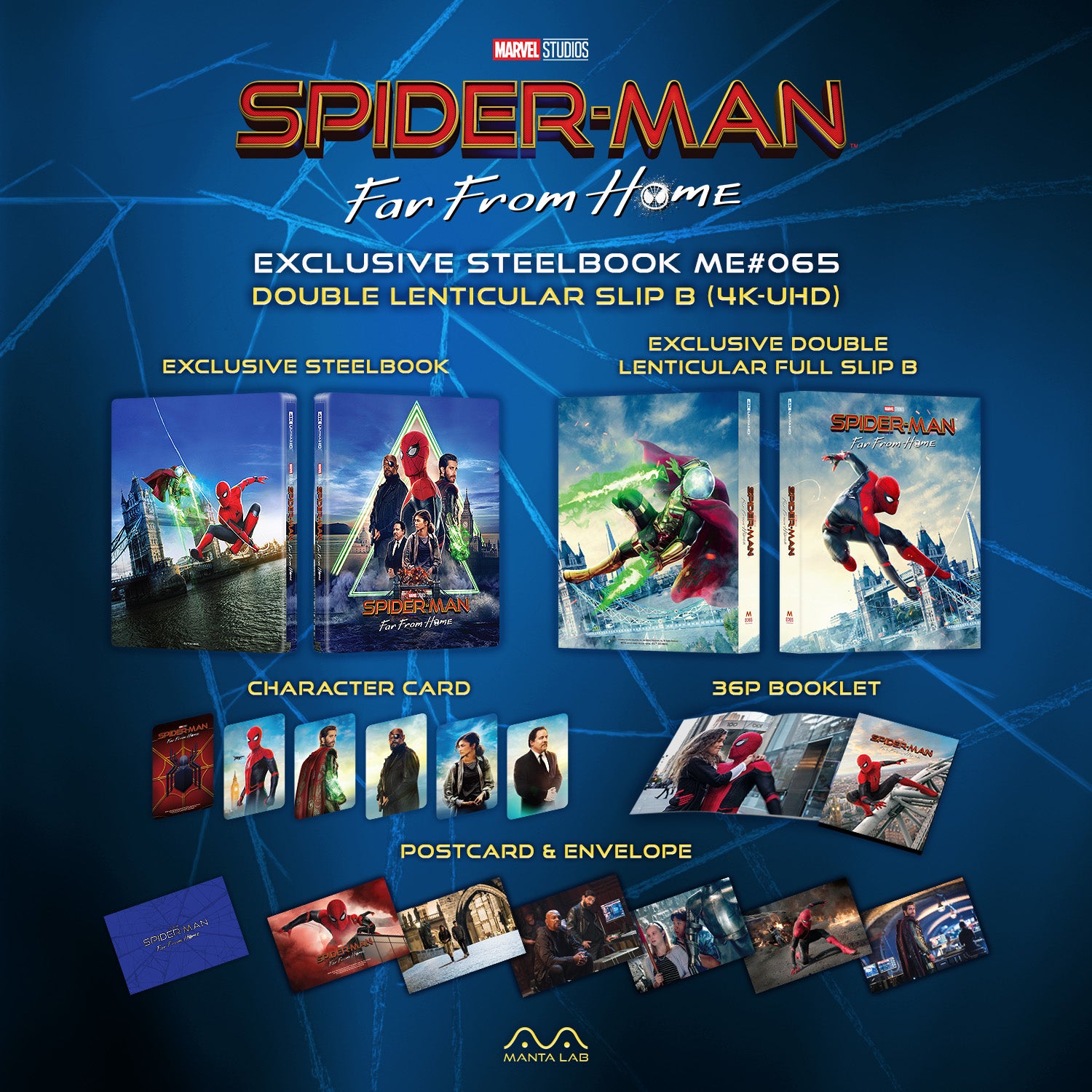 [ME#65] Spiderman: Far From Home Steelbook (Double Lenticular Full Slip-B)