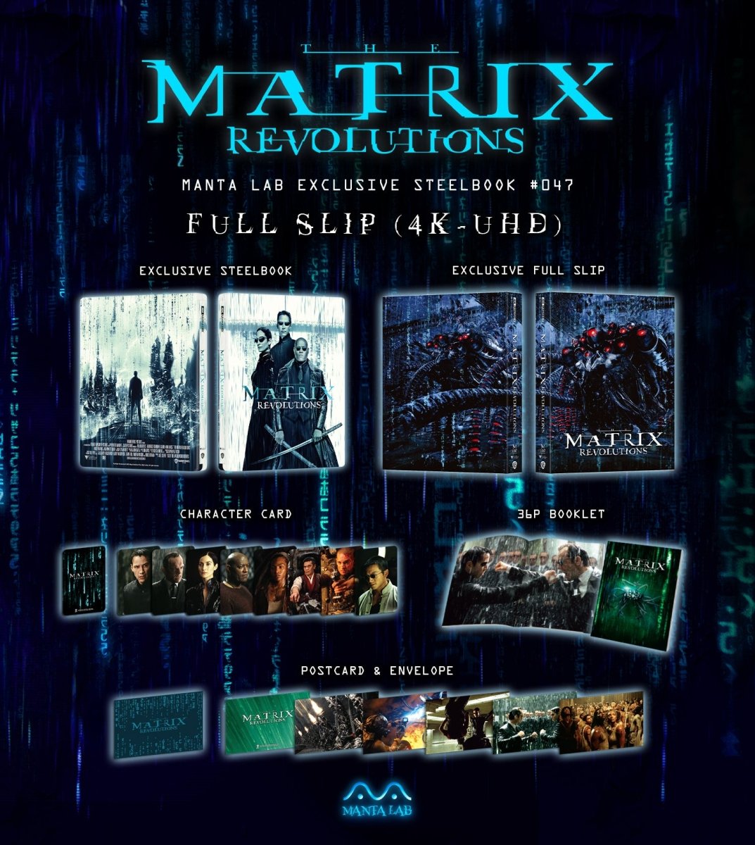 [ME47] The Matrix Revolutions Steelbook (Full Slip) in - STEELBOOK by WARNER | Collectong