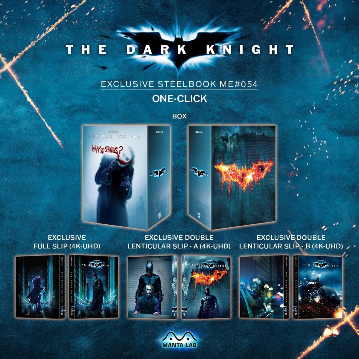 [ME54] The Dark Knight Steelbook (One Click) in - STEELBOOK by WARNER | Collectong