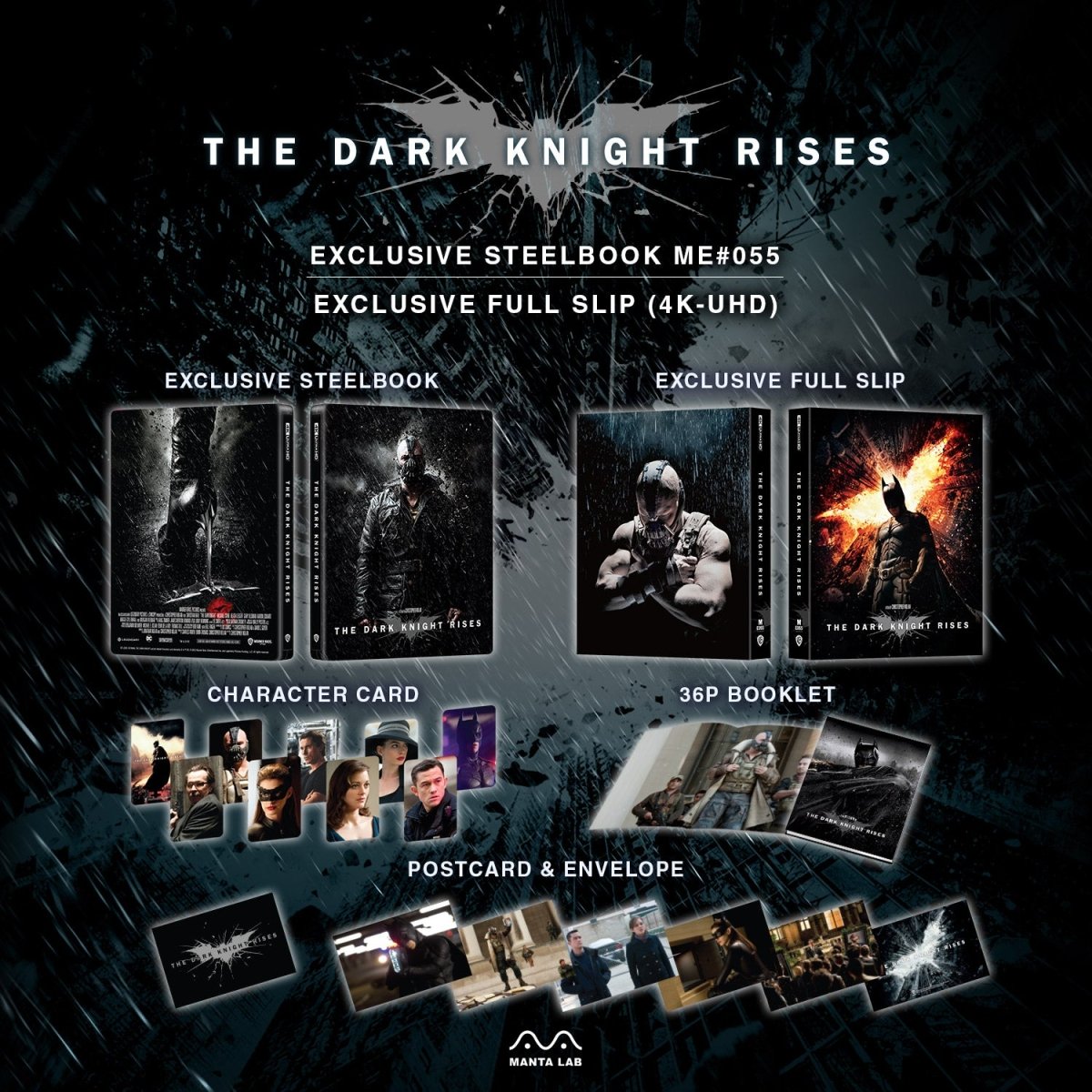 [ME55] The Dark Knight Rises Steelbook (Full Slip) in - STEELBOOK by WARNER | Collectong