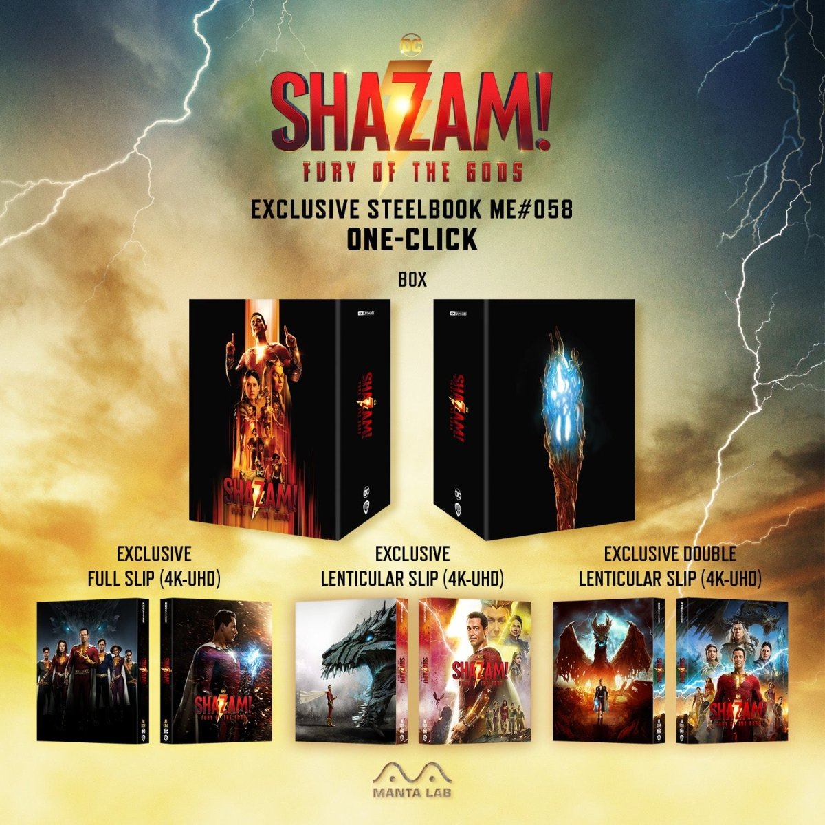 [ME58] Shazam! Fury of God Steelbook (One Click) in - STEELBOOK by WARNER | Collectong