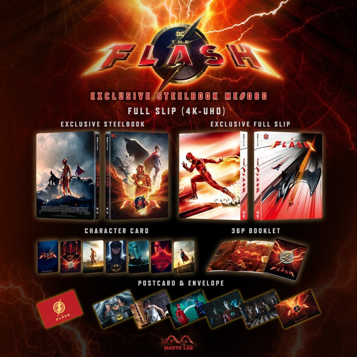 [ME60] The Flash Steelbook (Full Slip) in - STEELBOOK by WARNER | Collectong